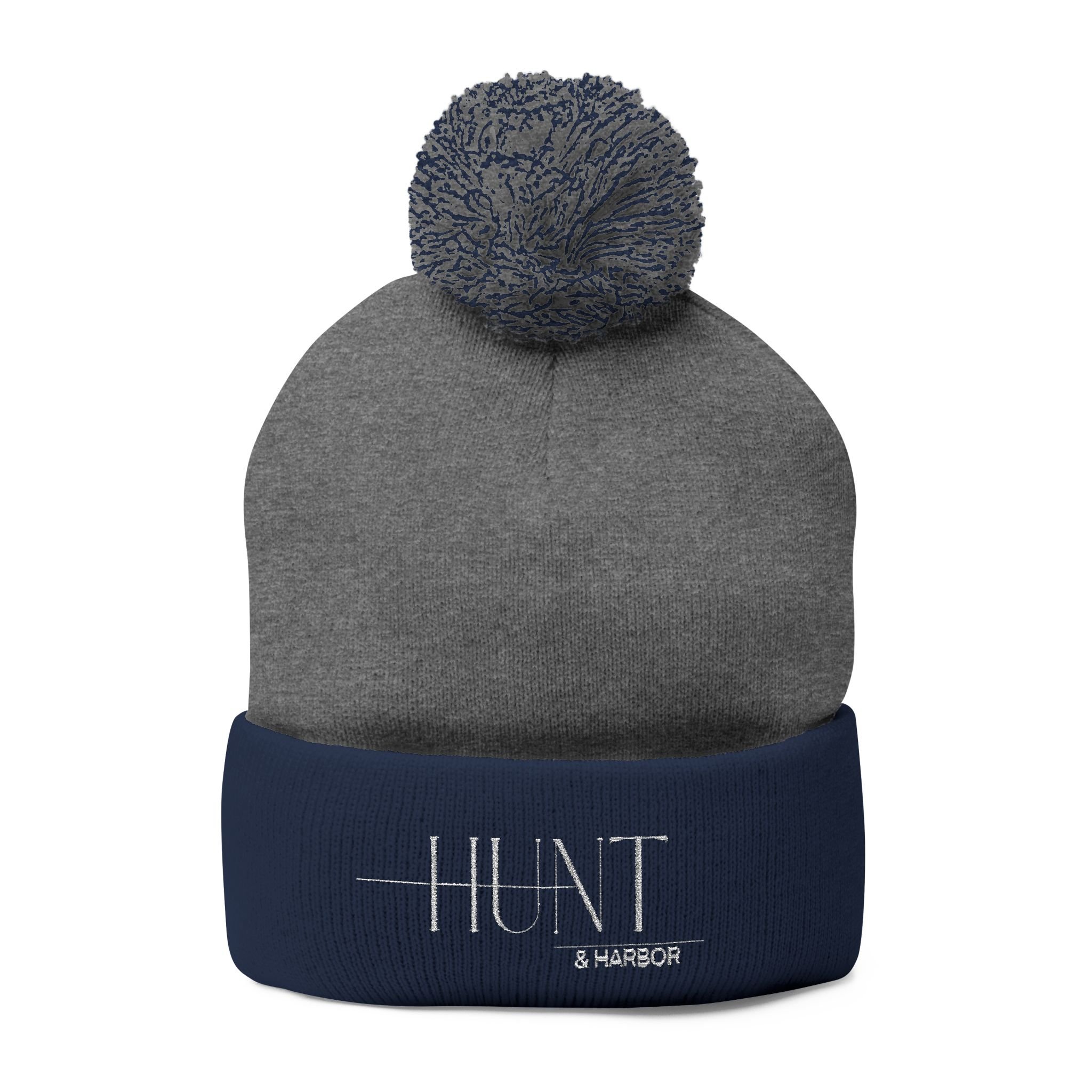 Pom-Pom Embroidered Beanie