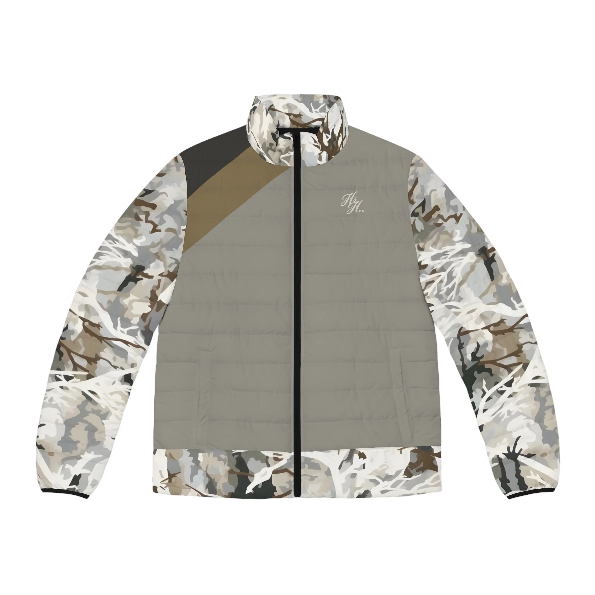 Colorblock Realtree Camo Puffer Jacket