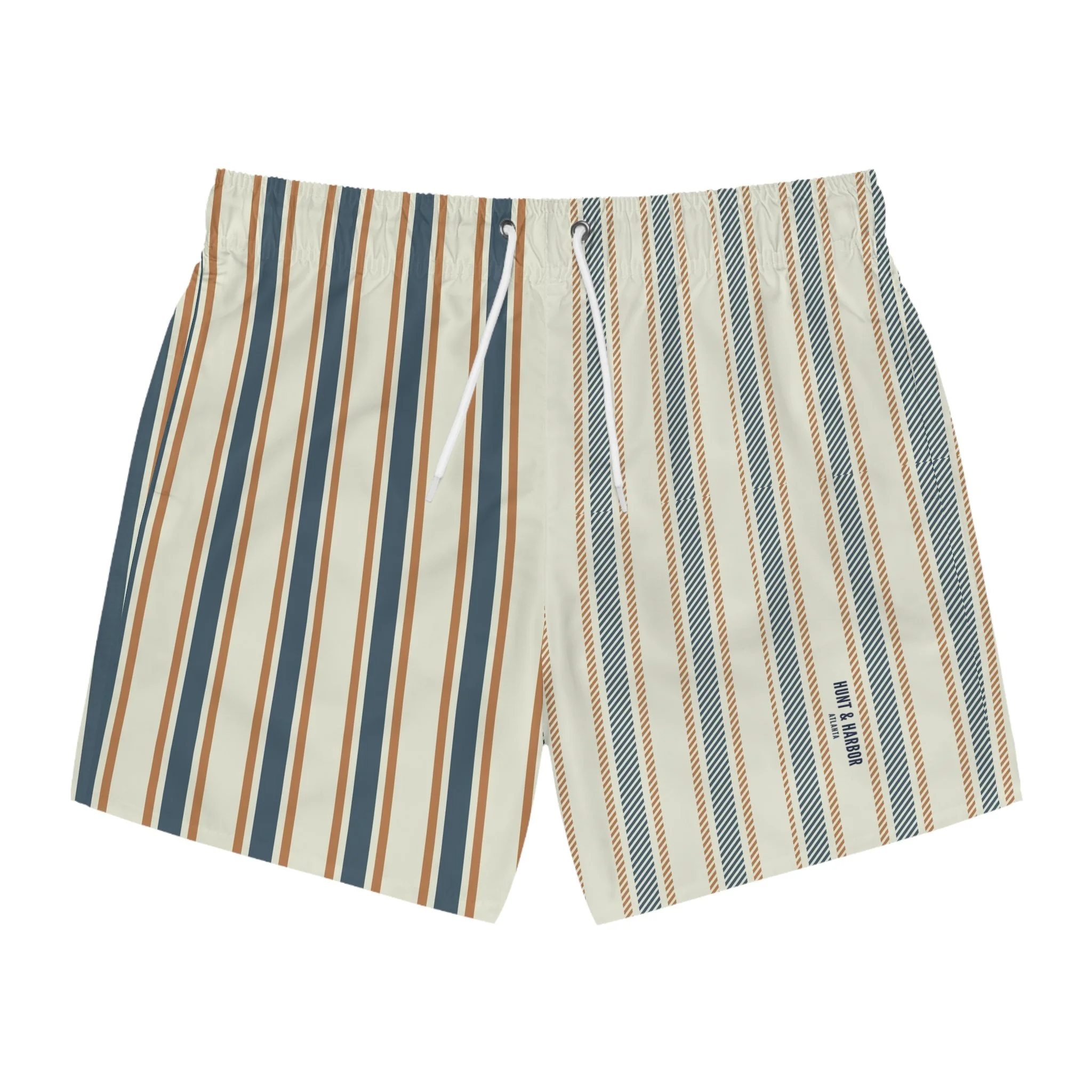 Vintage Cabana Stripe Swim Trunks