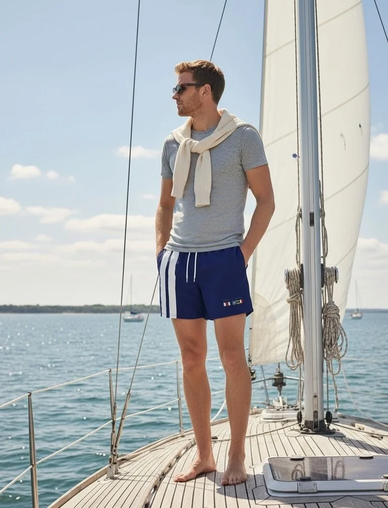 Harbor mornings.
Sun on the water.
A little wind in the sails.

The Spring Line has arrived.
Tees, polos, swim, and nautical staples built for life by the water.

#HuntAndHarbor #Nautical #mensfashion #yachtcore #CoastalStyle