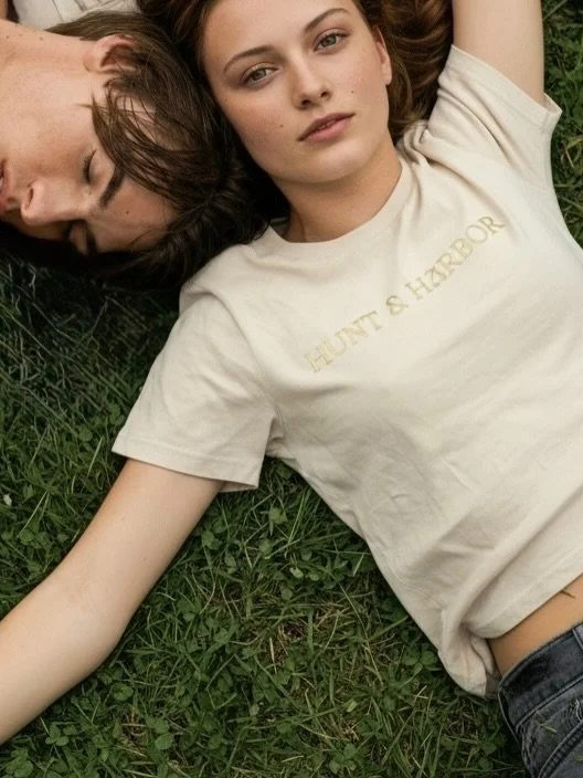 The kind of tees you reach for without thinking.

Some soft. Some boxy. Some stuctured. Minimalist tees, graphic tees, nautical tees. All for wherever the day takes you.

From early coffee runs to late dockside sunsets - we have something for everyon