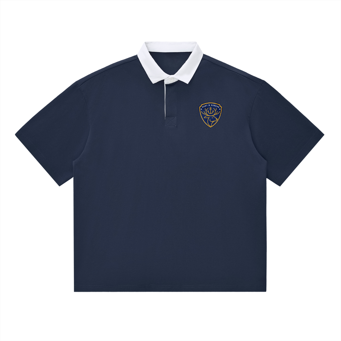 Essential Contrast Polo Shirt - Navy