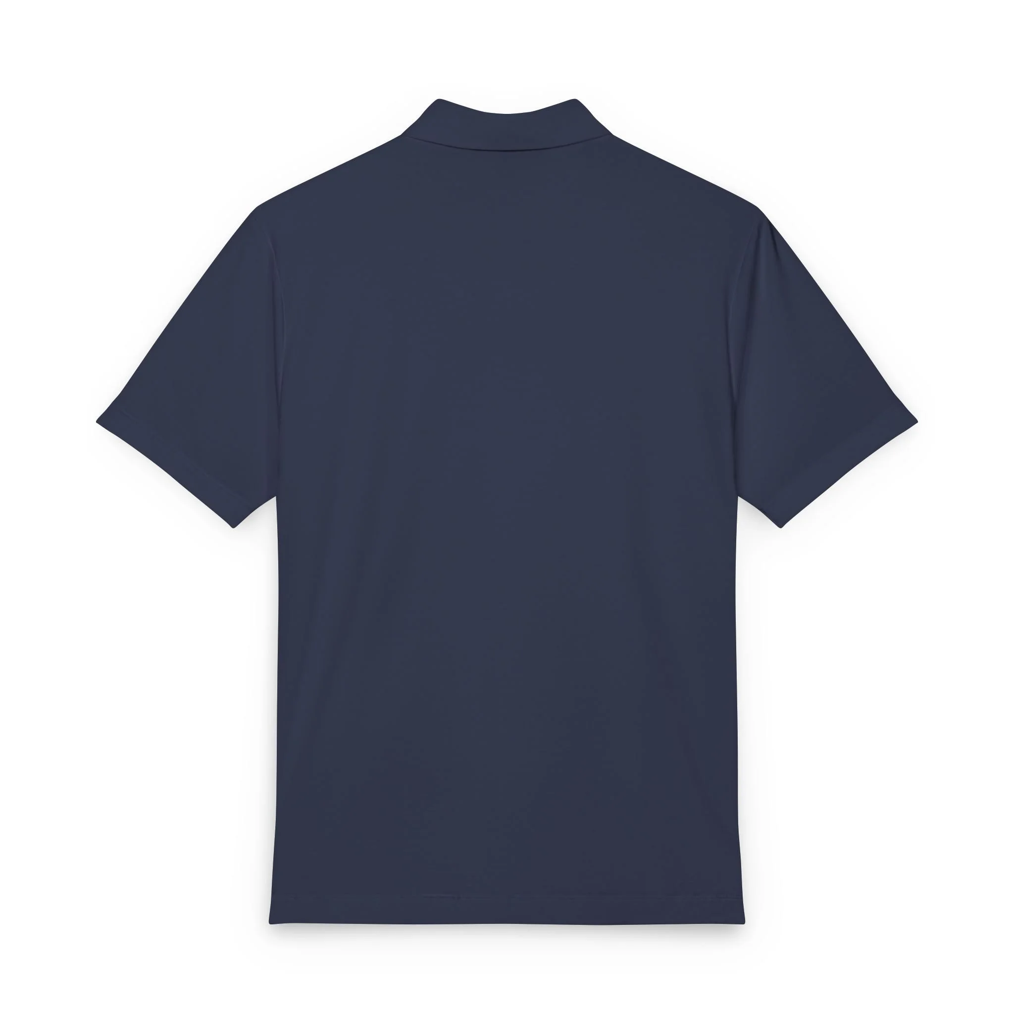 Antler & Anchor Stretch Jersey Polo (Summer Logos) in Insignia Blue – back view