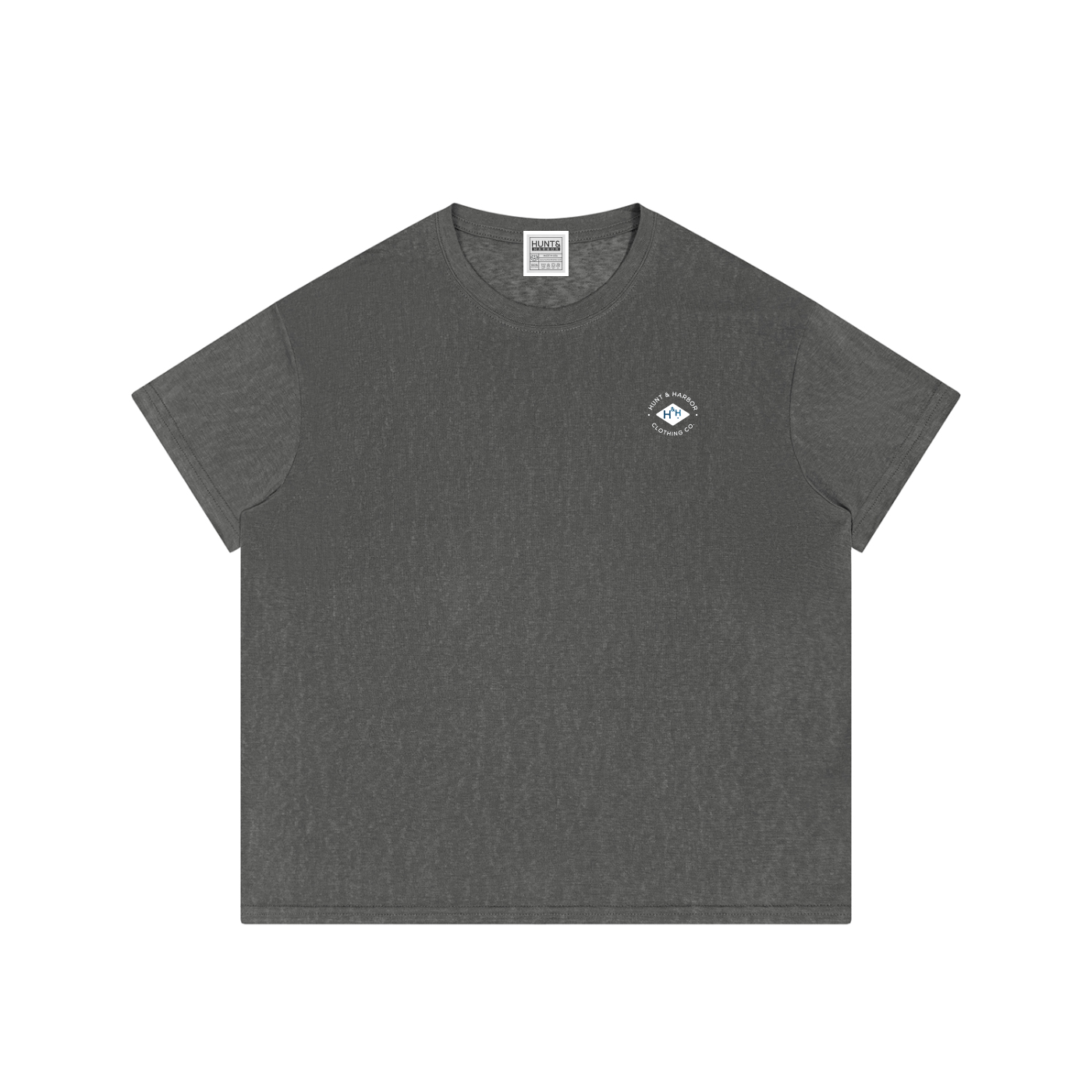 Sheer Slub Boxy Crop Tee