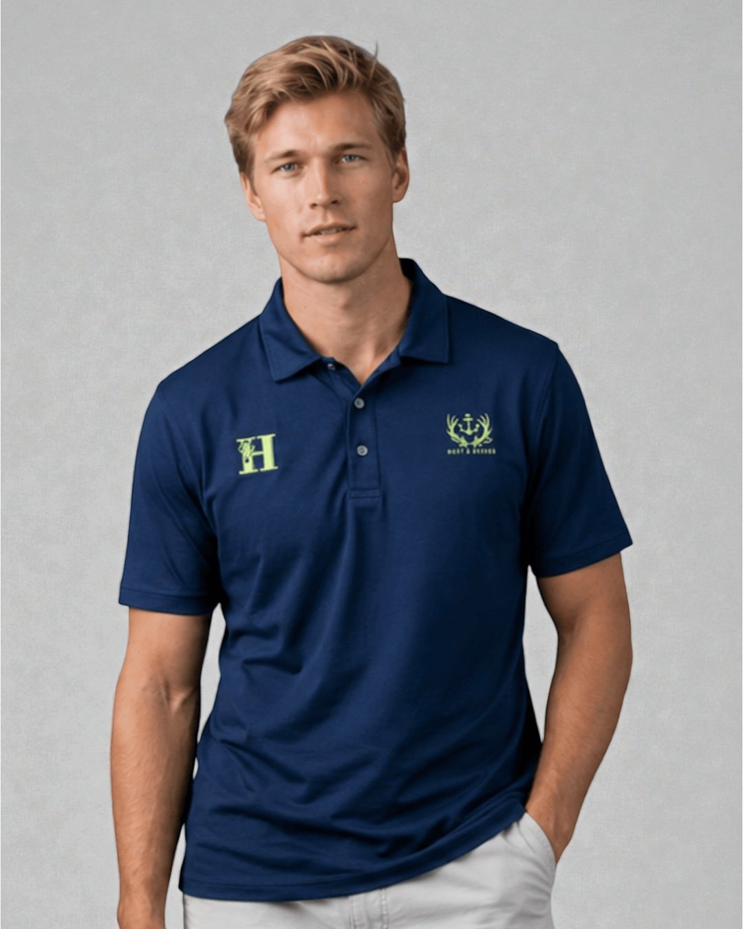 Soft, breathable, and built to move with you. Tis polo is an easy pick for the golf course or beach vacation days. Our antler and anchor logo mark keeps it classic, while vivid beach-ready colors bring summer style.

You'll look great no matter where