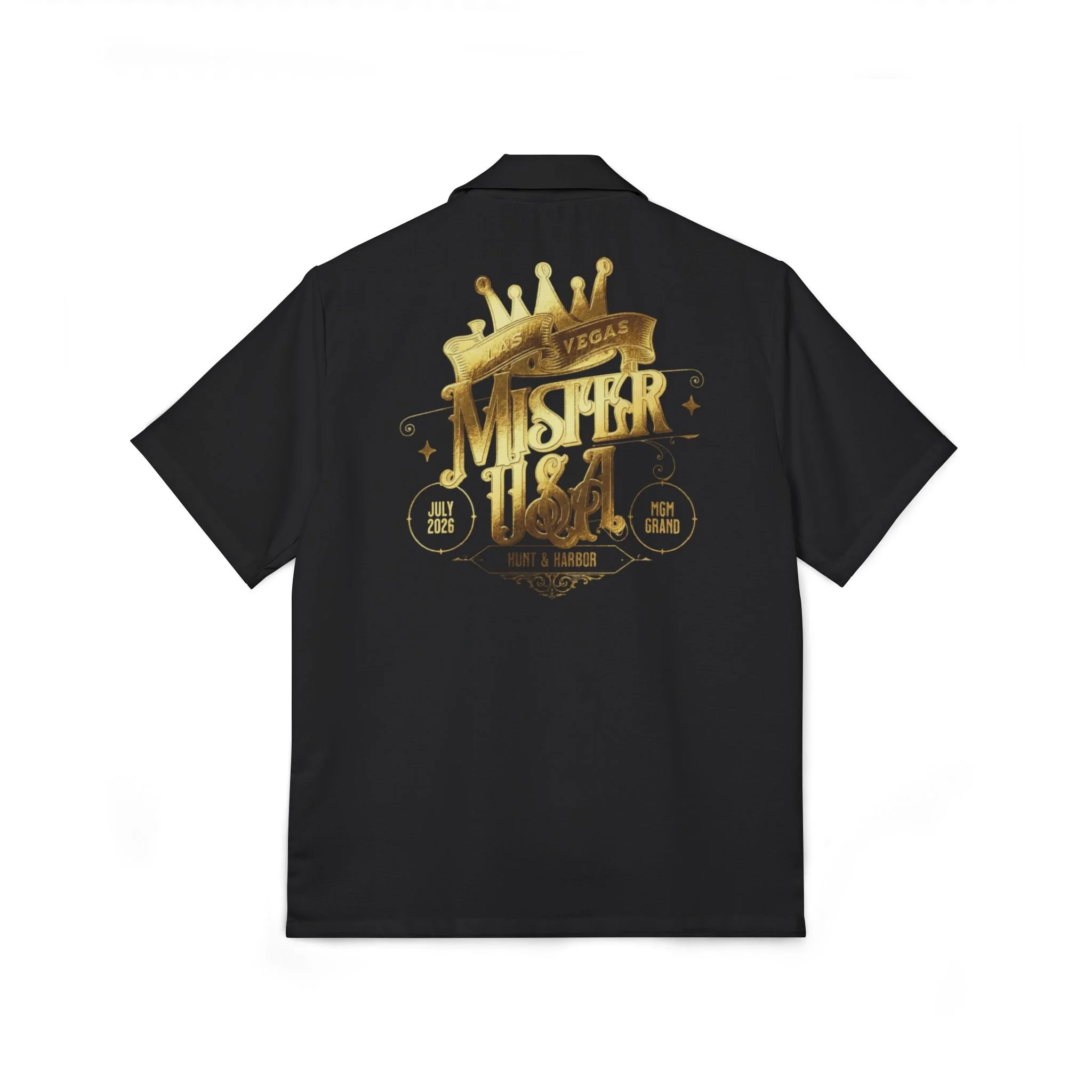 Hunt & Harbor x Mister USA Las Vegas Camp Collar Shirt