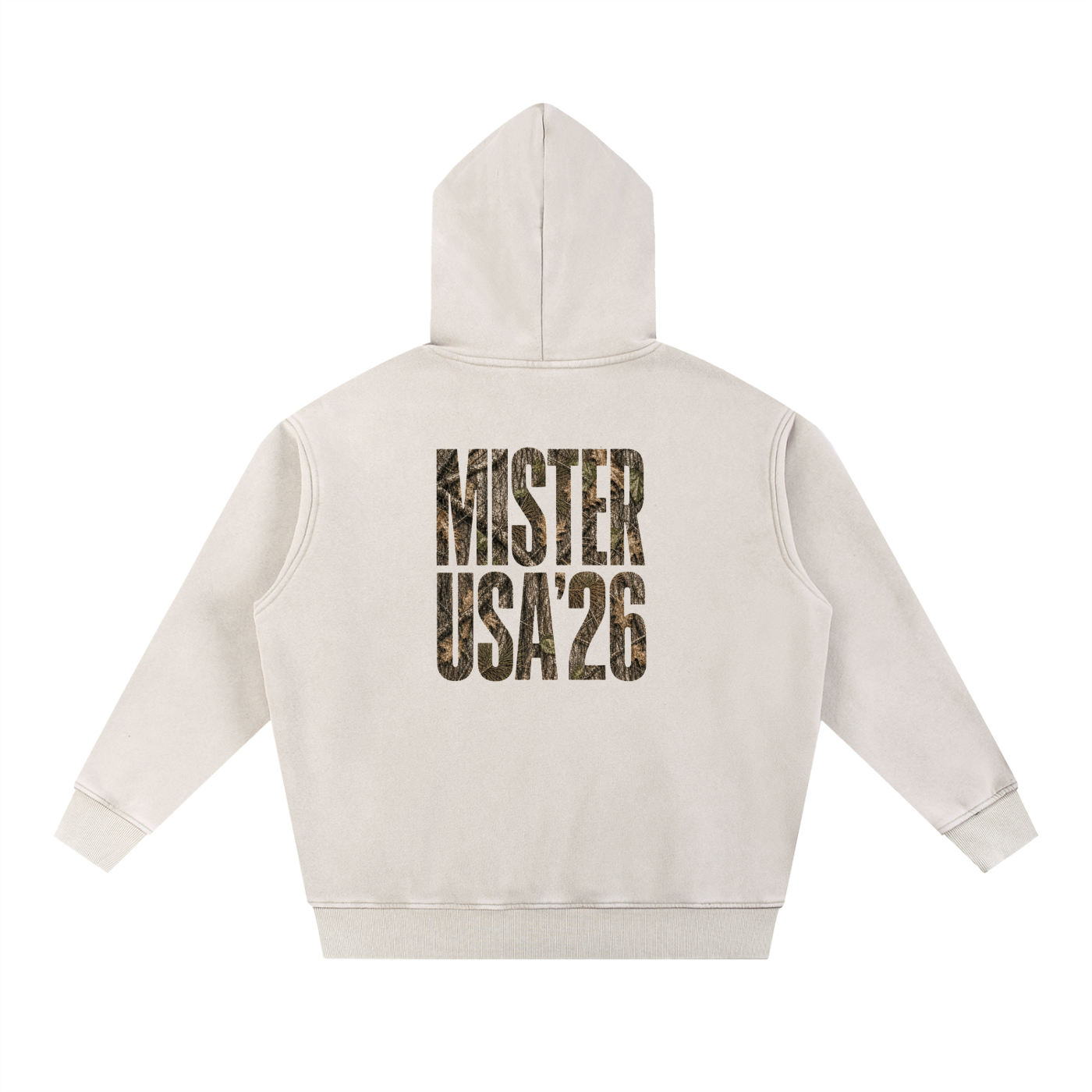 Hunt & Harbor x Mister USA Snow Wash Fleece Oversize Hoodie