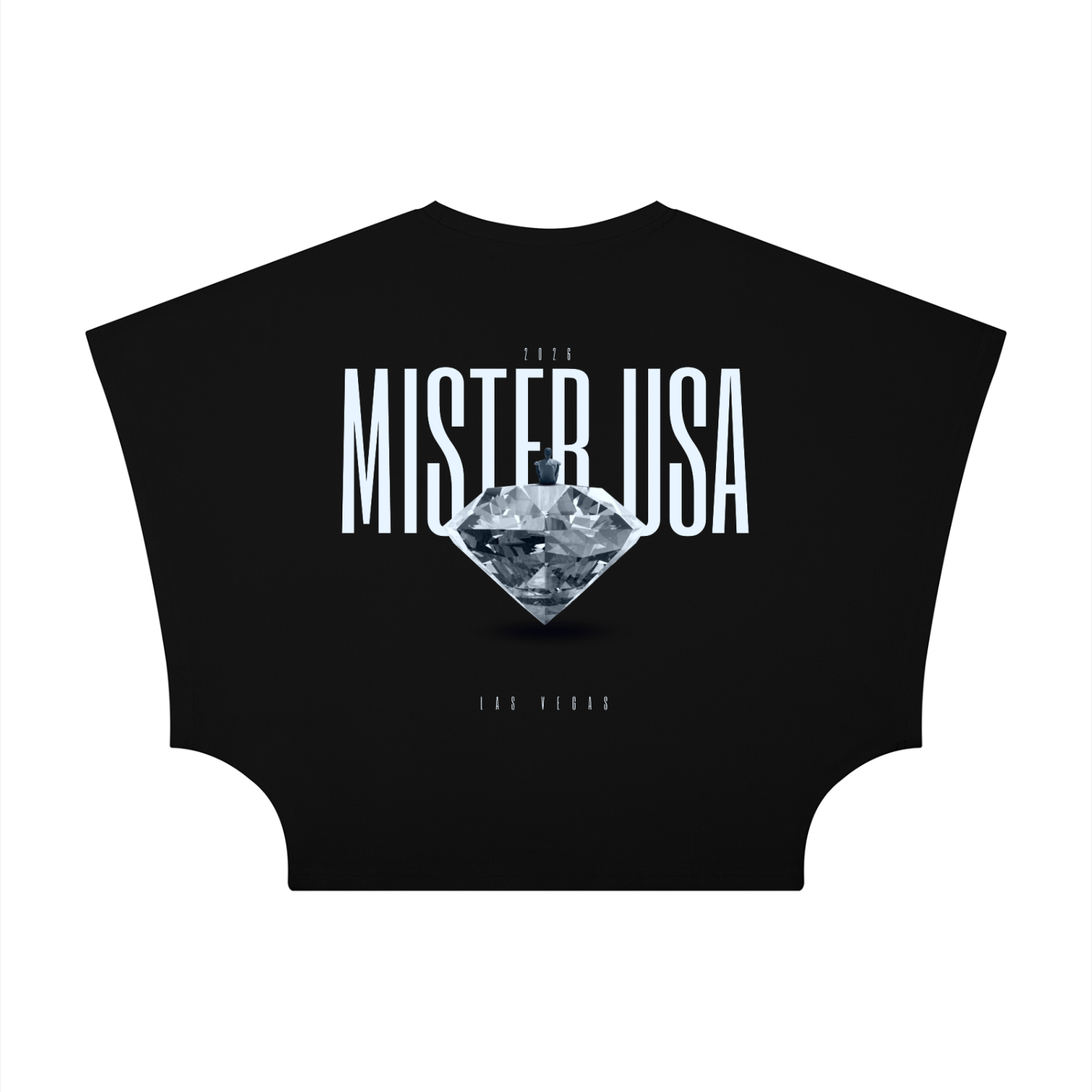 Hunt & Harbor x Mister USA Women's Cropped Dolman T-Shirt