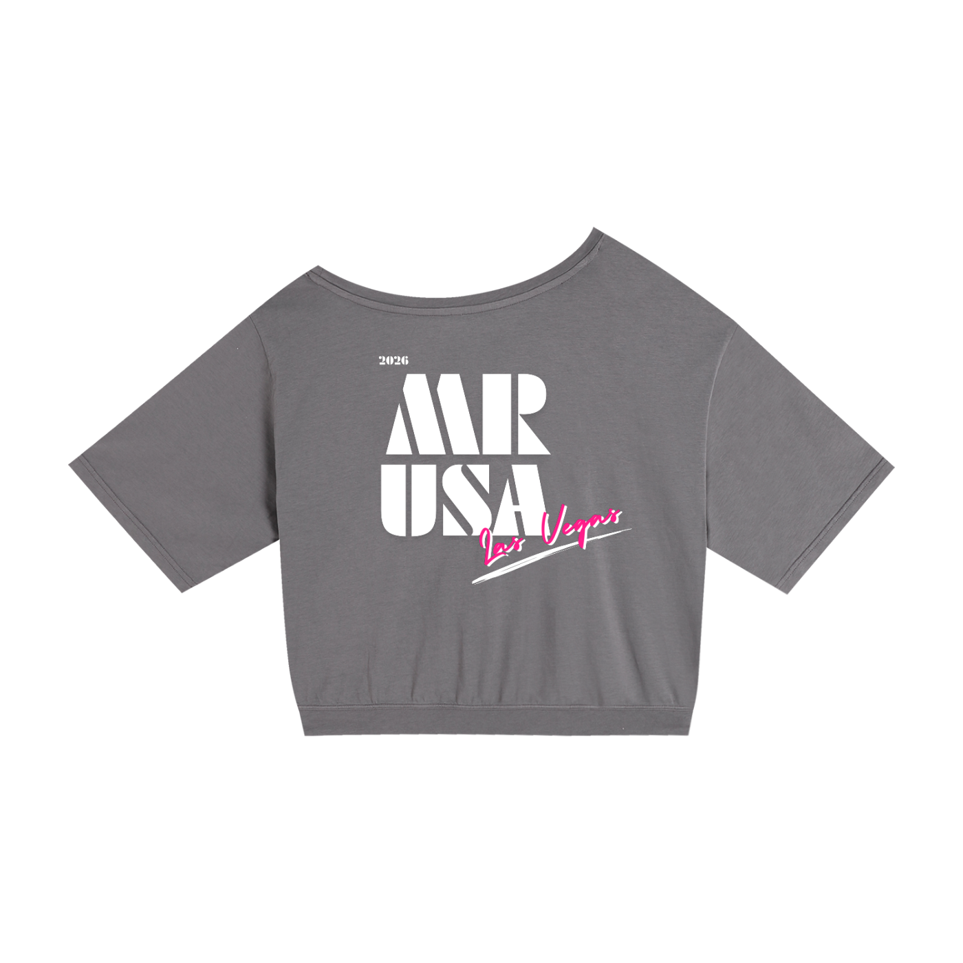 Hunt & Harbor x Mister USA 80's Asymmetric Shoulder Oversized Cotton T-Shirt