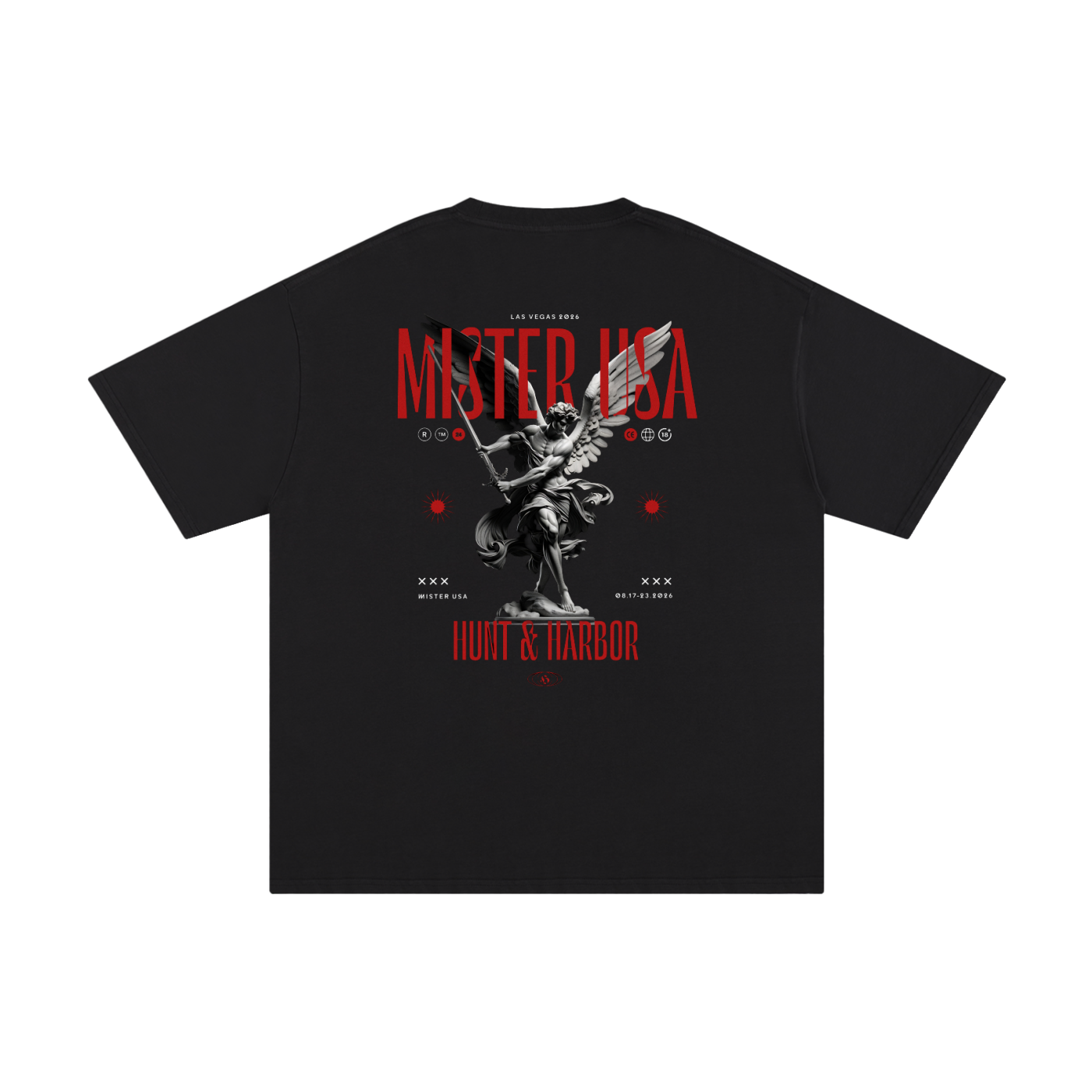 Hunt & Harbor x Mister USA Unisex Greek Band Tee