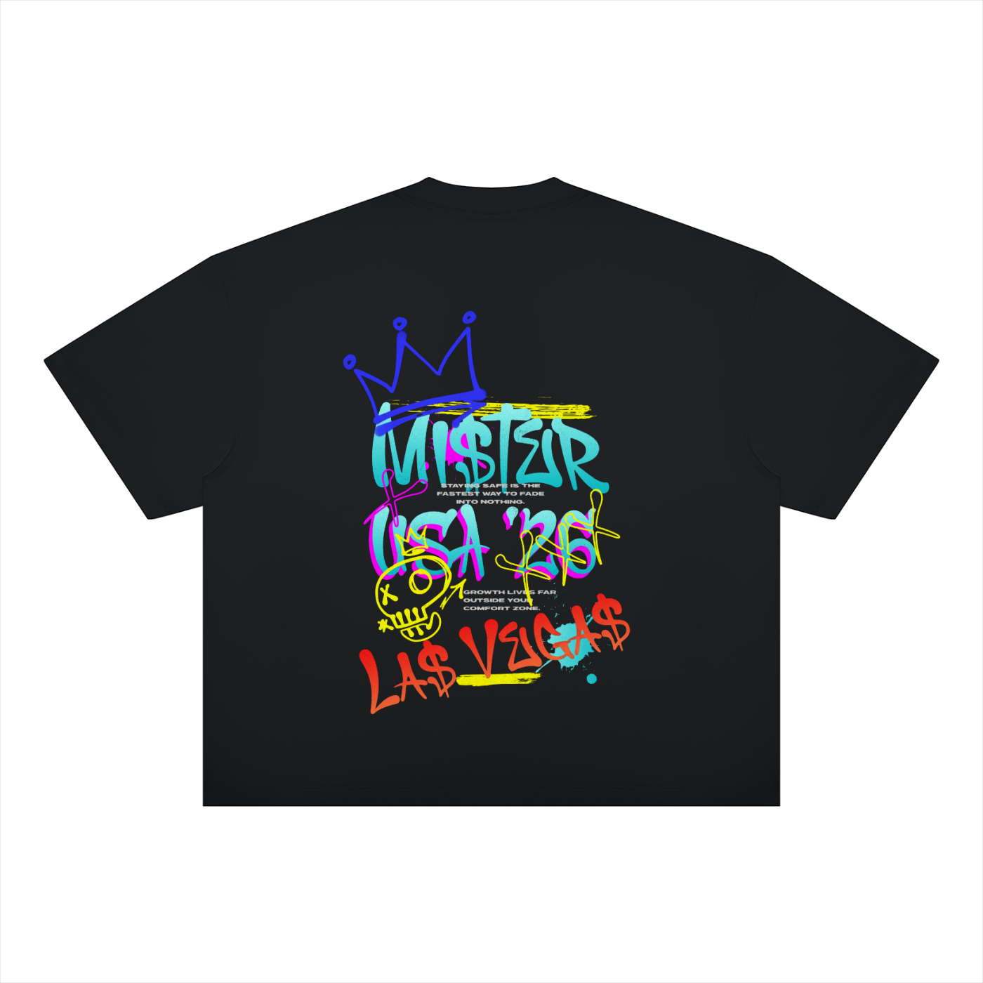 Hunt & Harbor x Mister USA Graffiti Boxy Drop Shoulder T-Shirt
