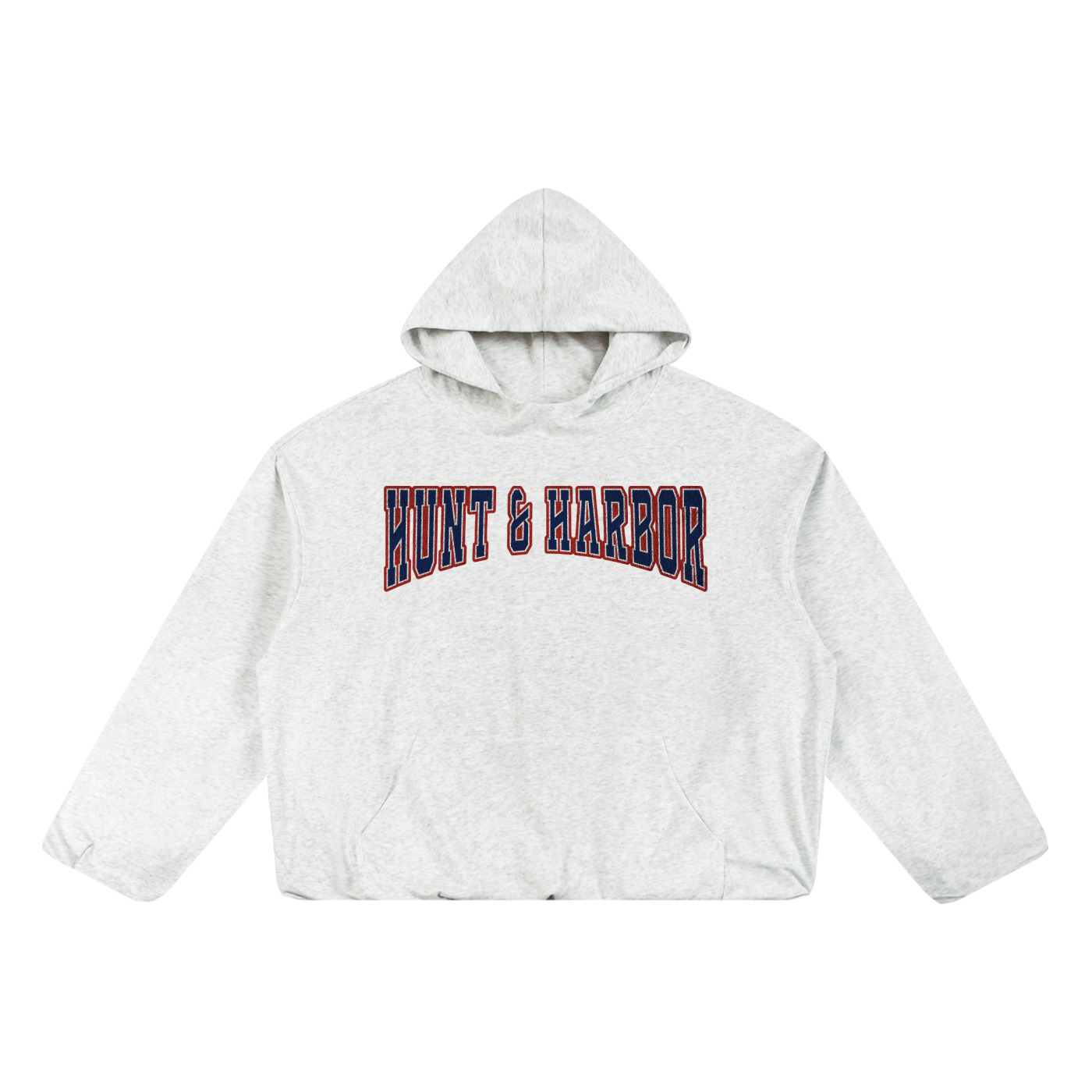 Fraternity Boxy Gather-Hem Hoodie