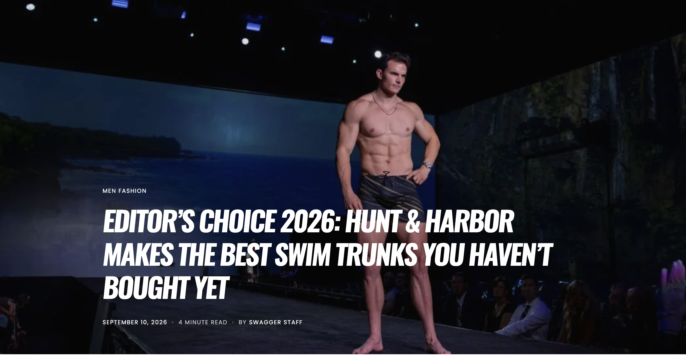 Hunt &amp; Harbor Named SWAGGER Magazine’s 2026 Editor’s Choice