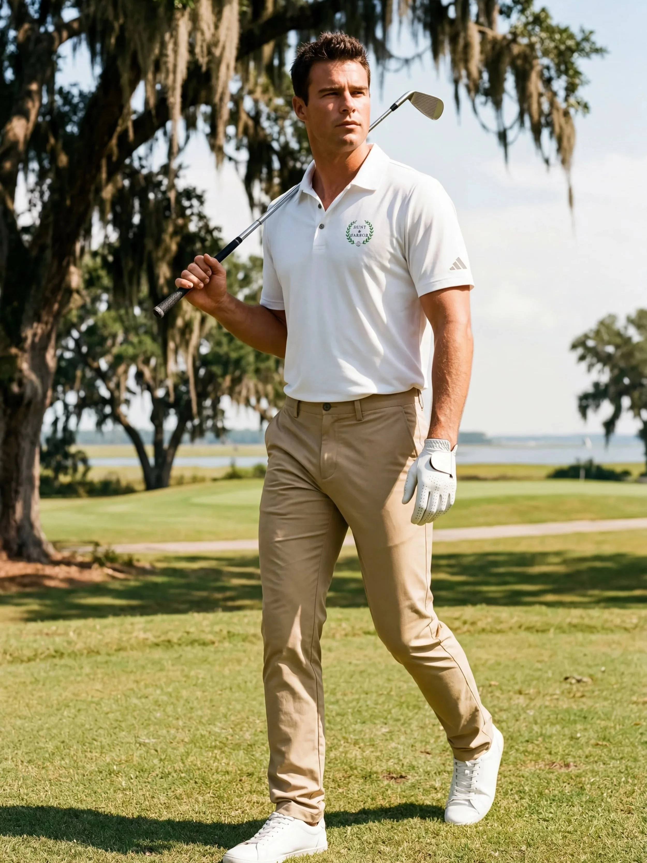 adidas x Hunt & Harbor Laurel Golf Polo