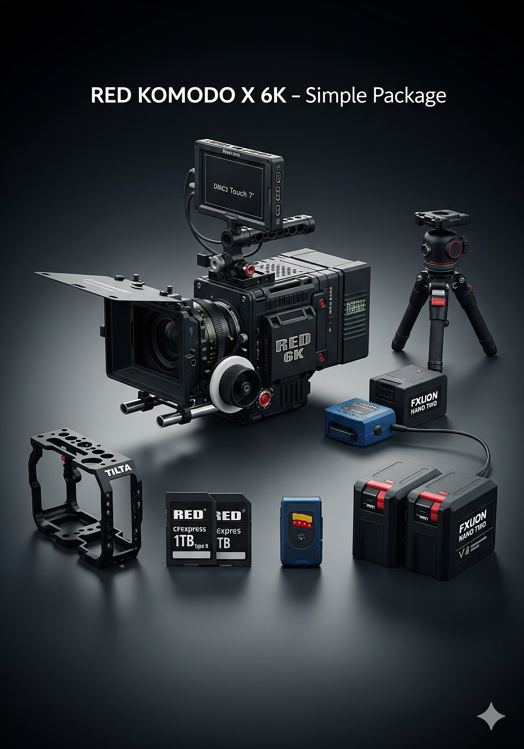 RED KOMODO X 6K (SIMPLE PACKAGE)