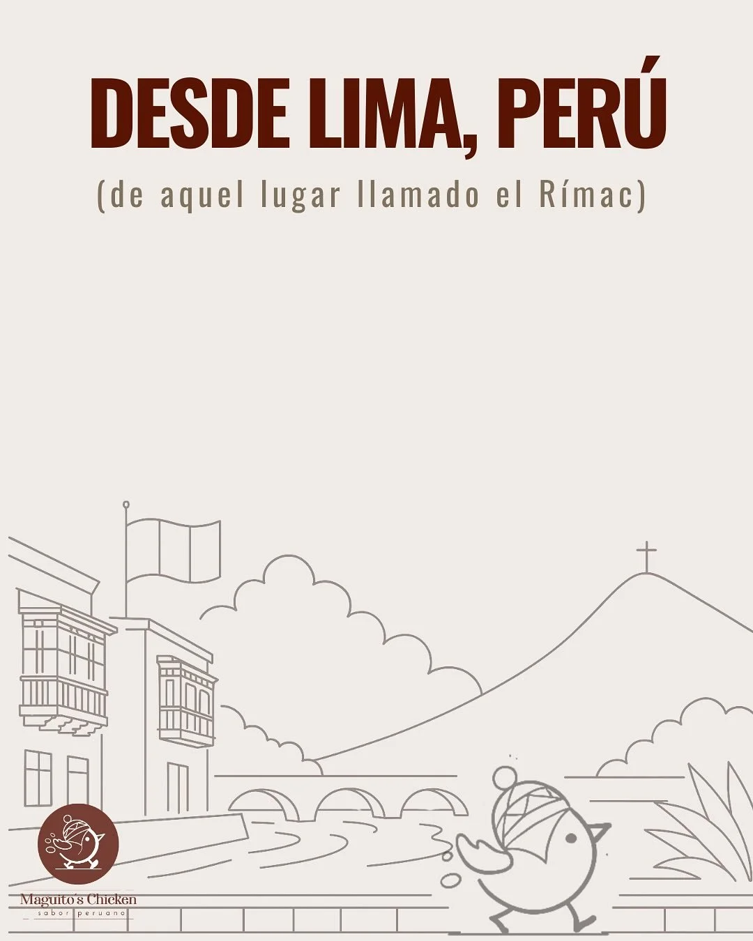 El sabor viaj&oacute; m&aacute;s de 4,000 kil&oacute;metros 😅

Maguito&rsquo;s Chicken: muy pronto. 

#MaguitosChicken #SaborPeruano