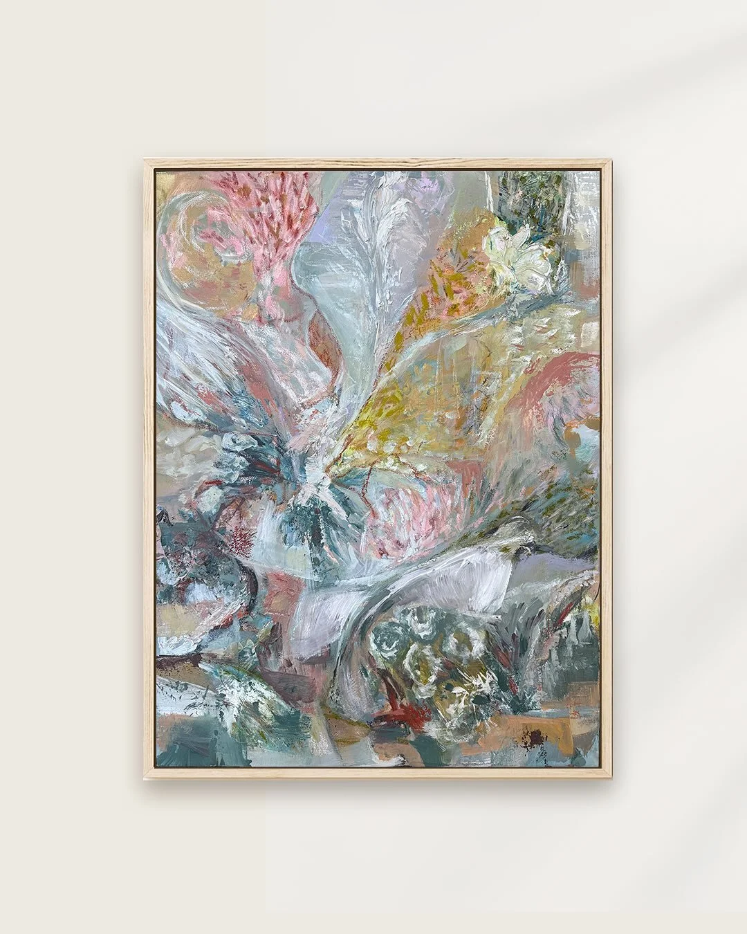 &lsquo;Beyond the Fields&rsquo; // 24&rdquo;H x 18&rdquo;W mixed media on canvas

It&rsquo;s all about the in-between moments🍃. This painting reminds me of the transition of summer to fall especially now that the mornings are chillier, and the plant