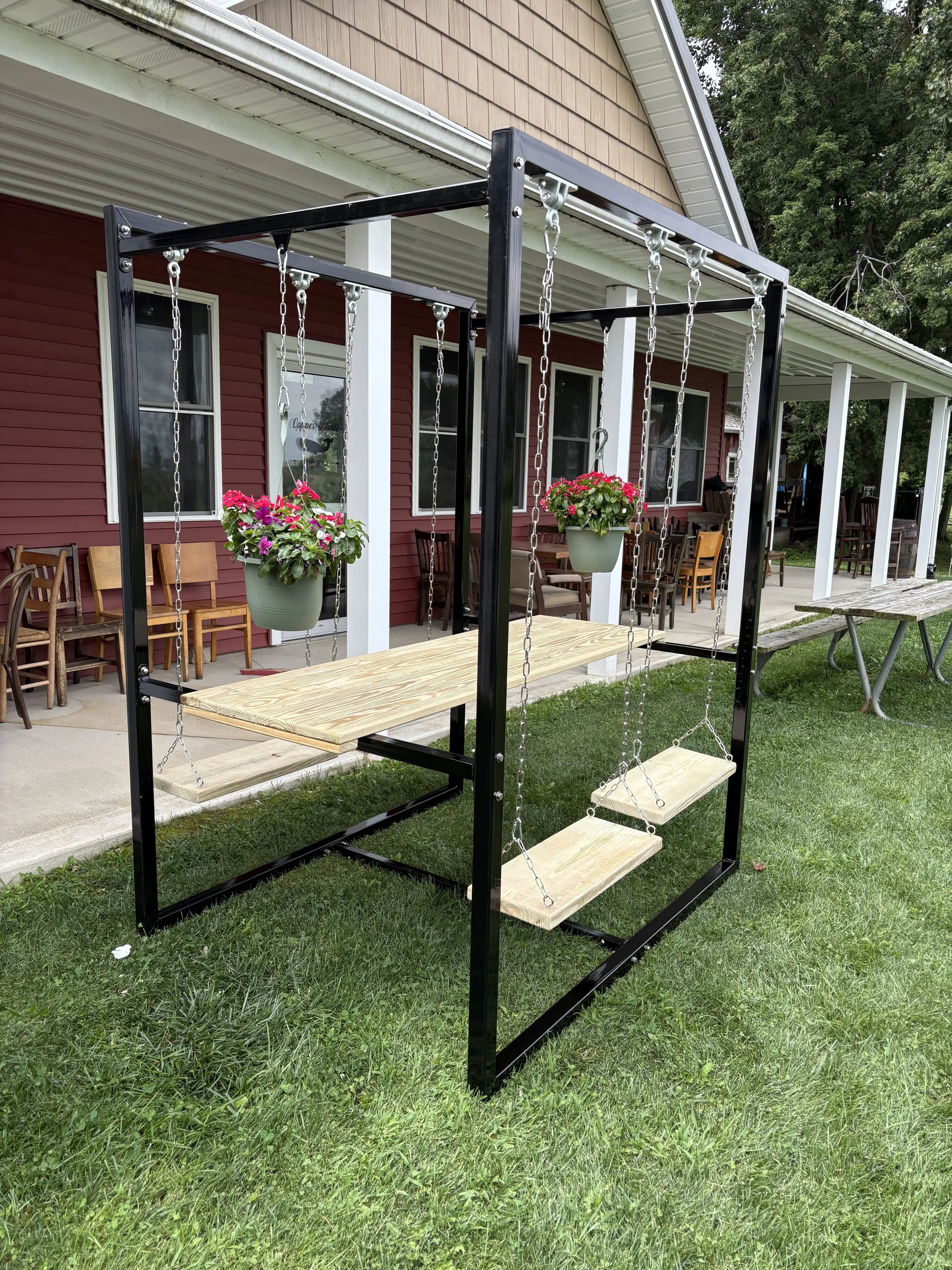 Handcrafted Swing Table 4 Seater