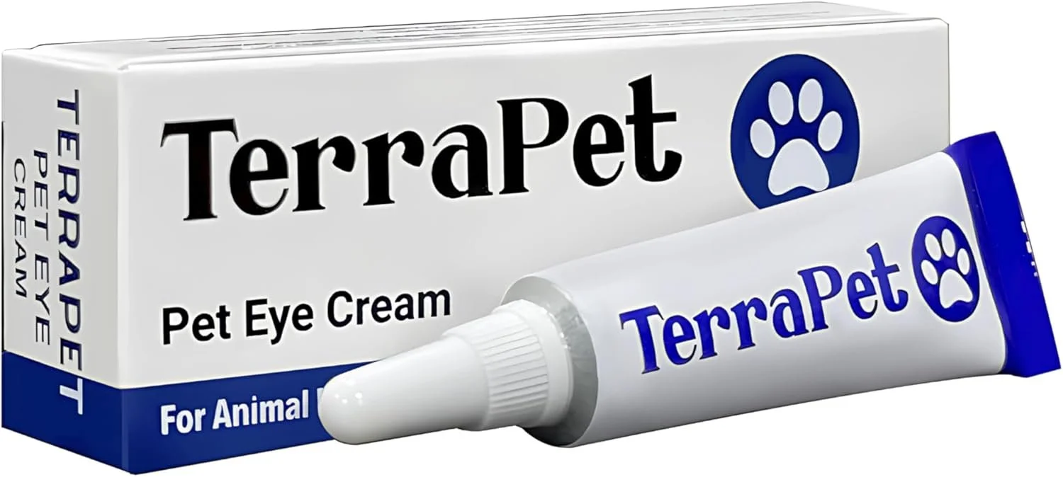 TerraPet Pet Eye Cream for Dogs, Cats and All Pets - 1/8 oz