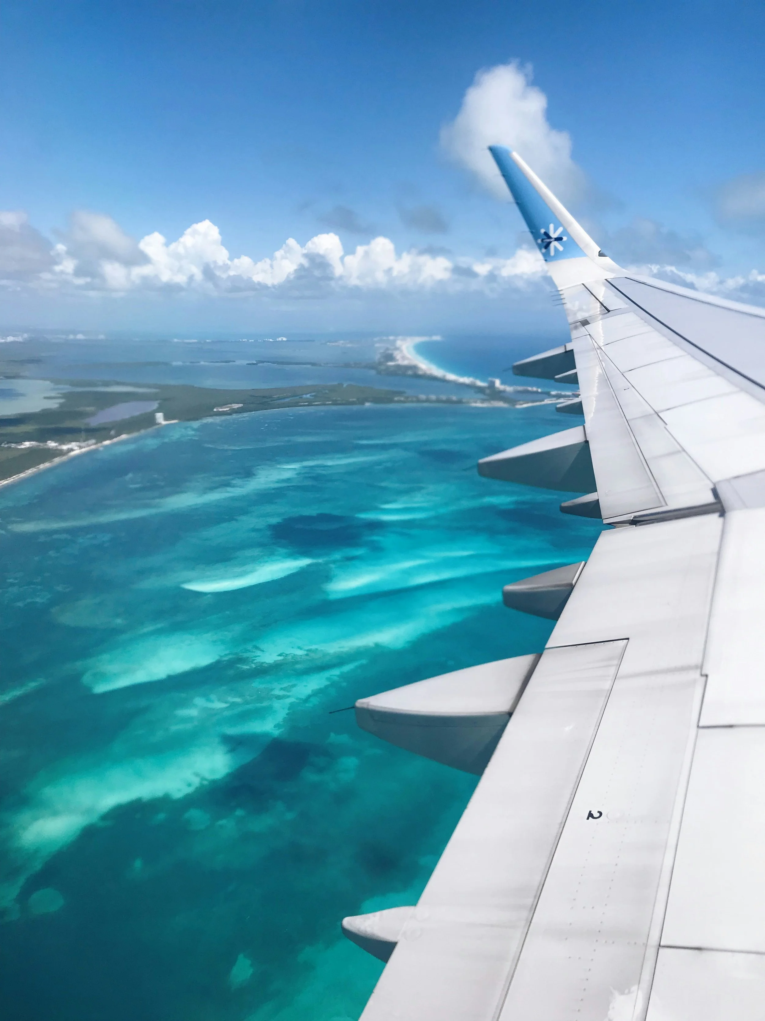 view from plane window