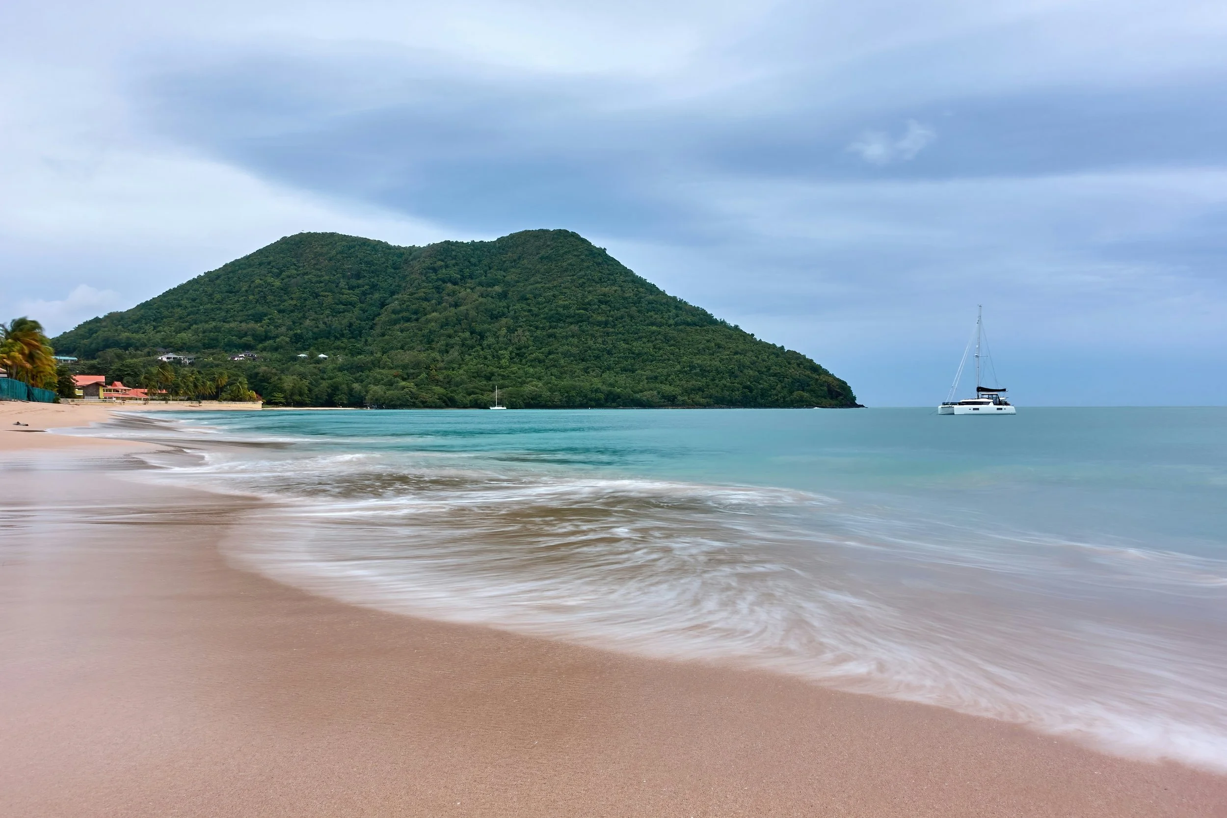 Reduit Beach located in Rodney Bay, St. Lucia