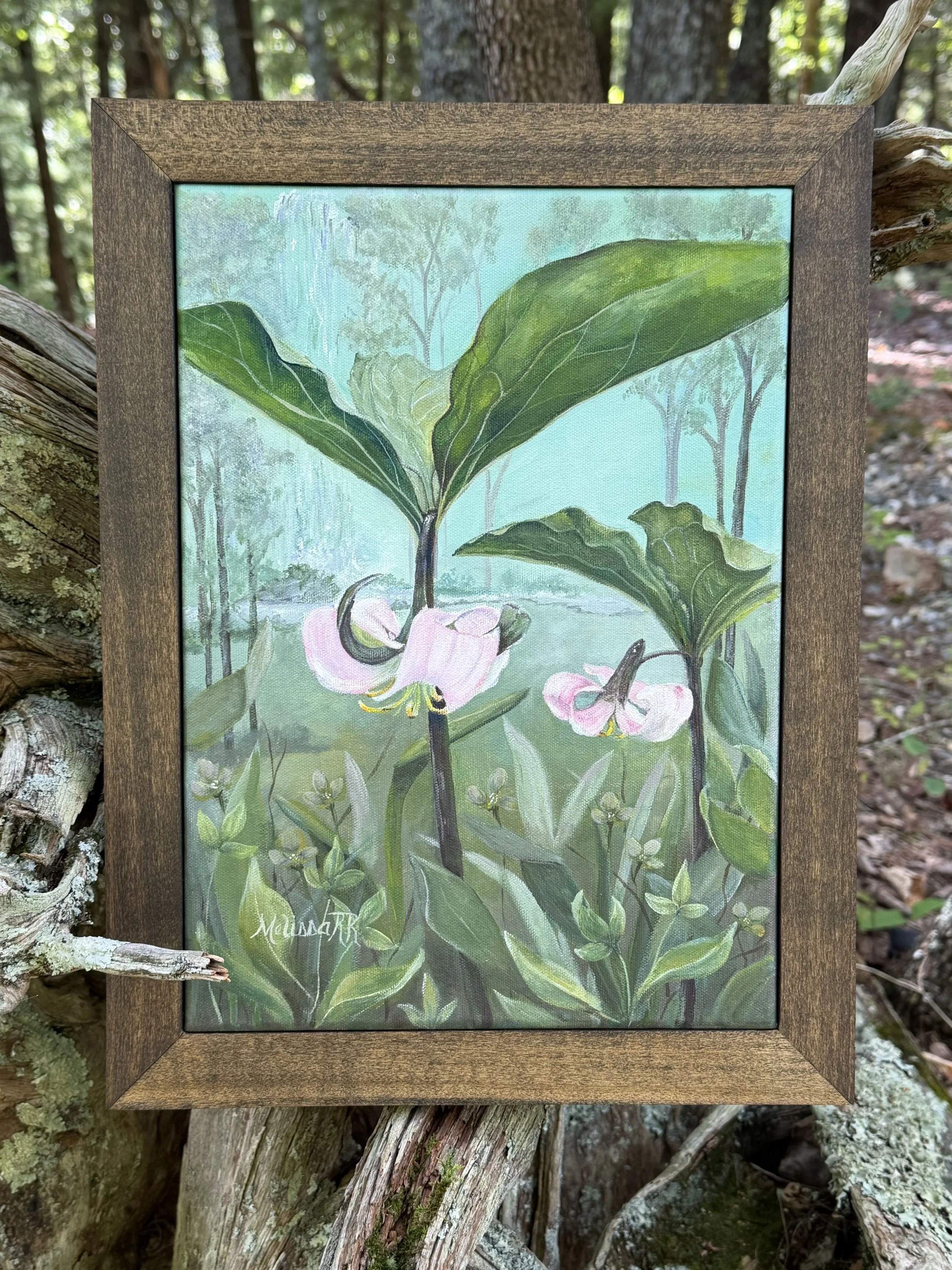 "She Patiently Waits" Original Acrylic on Canvas