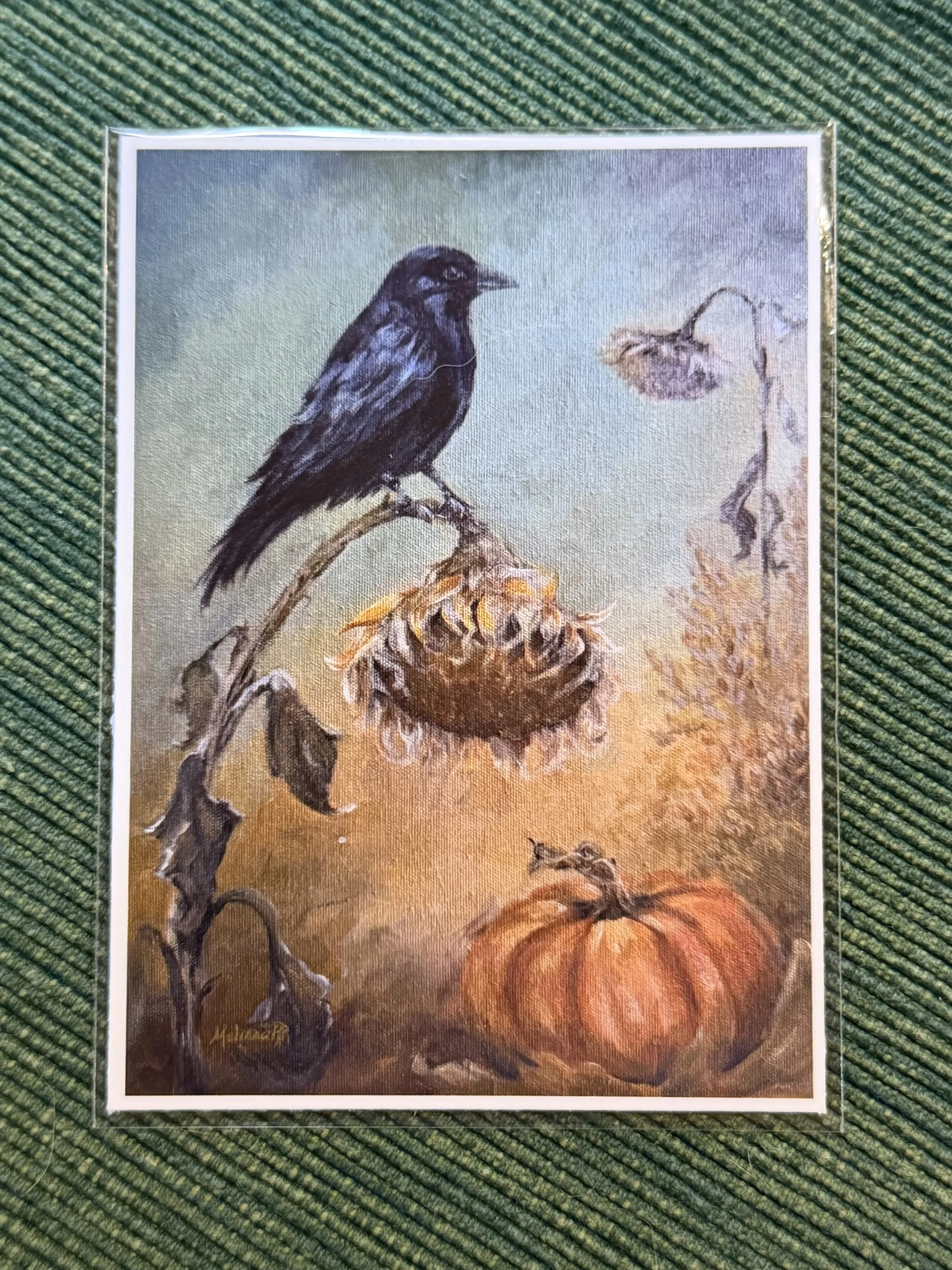 "October Sends A Scout" - ACEO Print