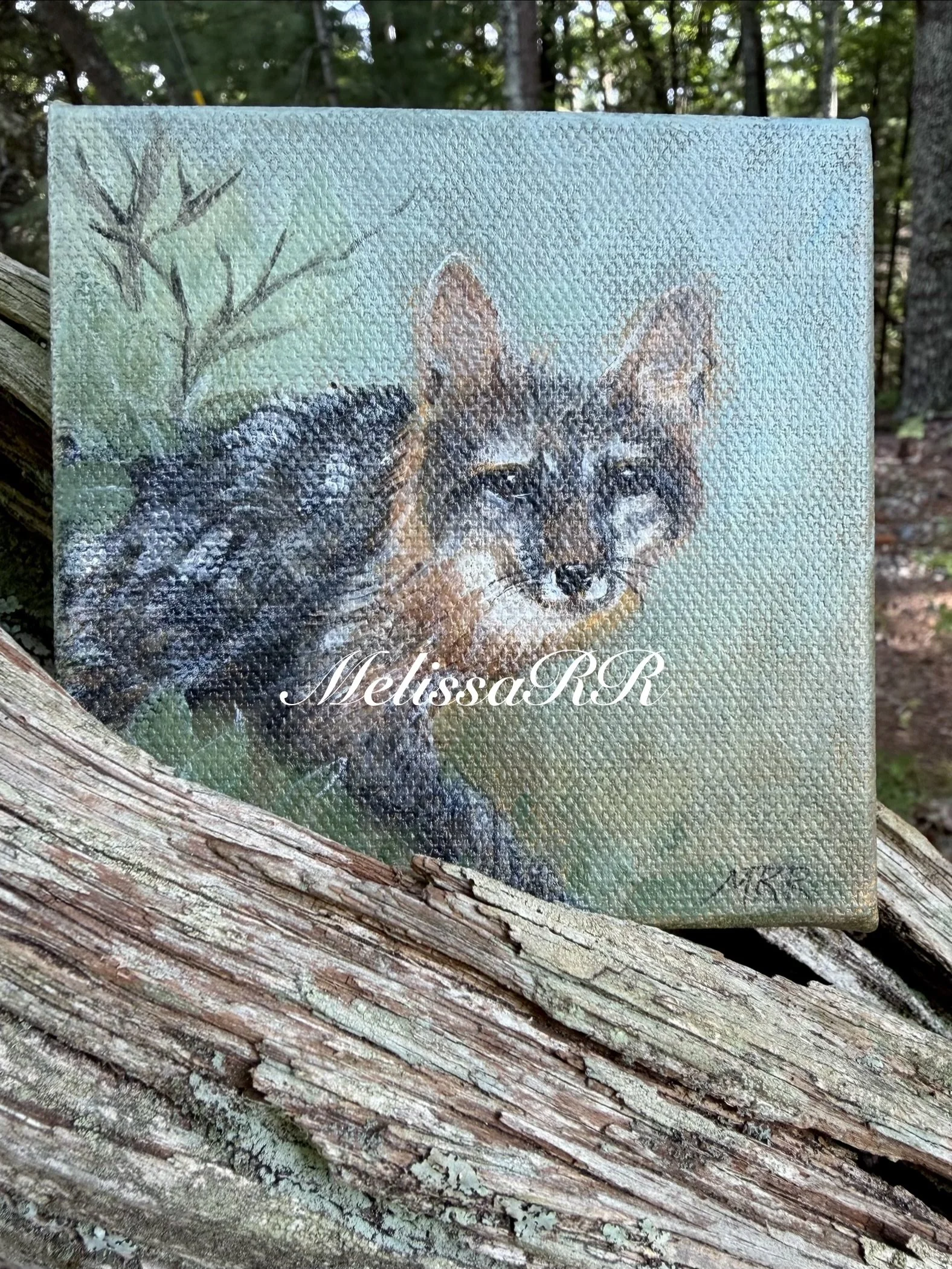 "Silent Traveler" - Original Acrylic on Canvas