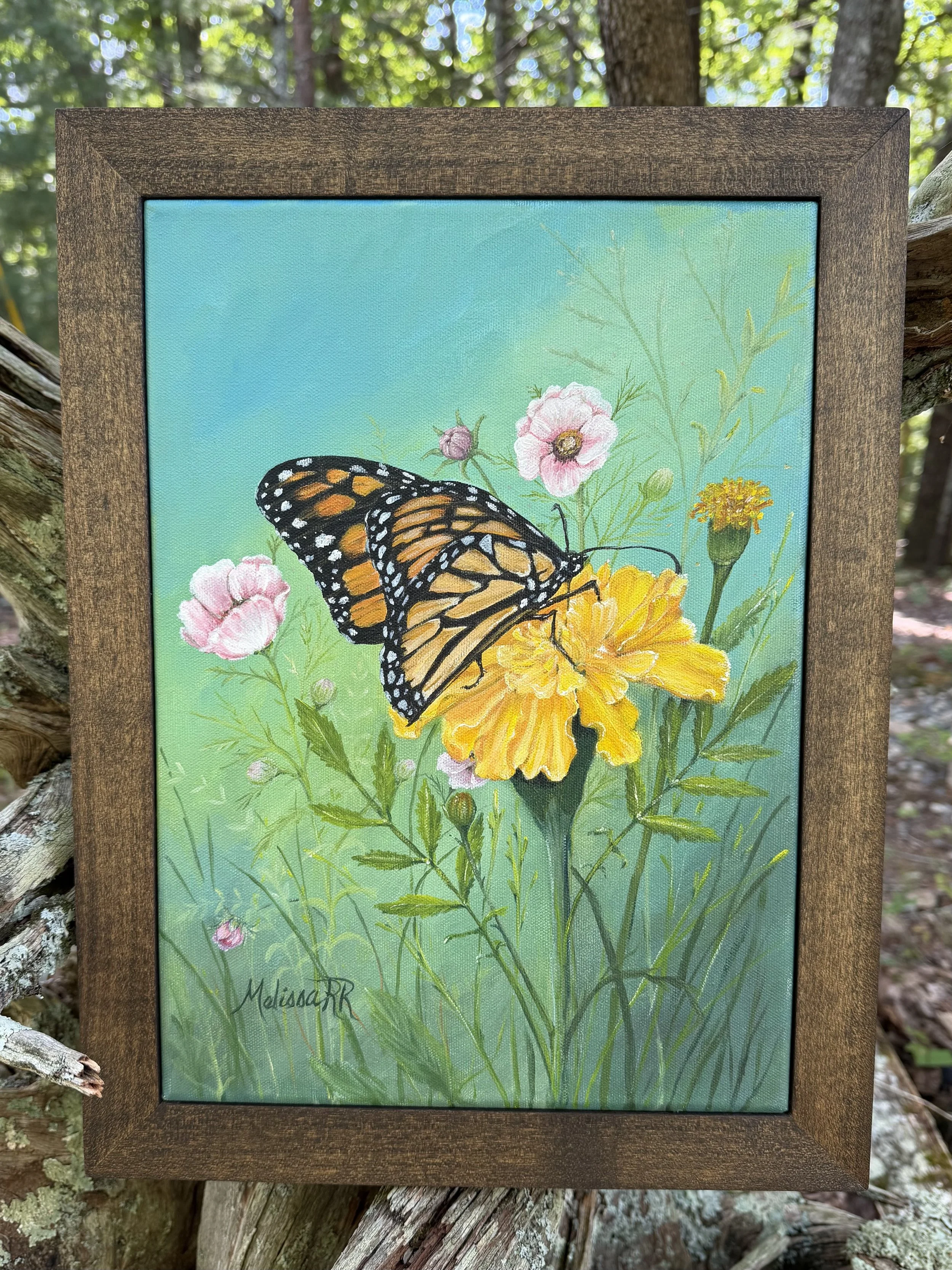 "Mariposa Invicta" Original Acrylic on Canvas