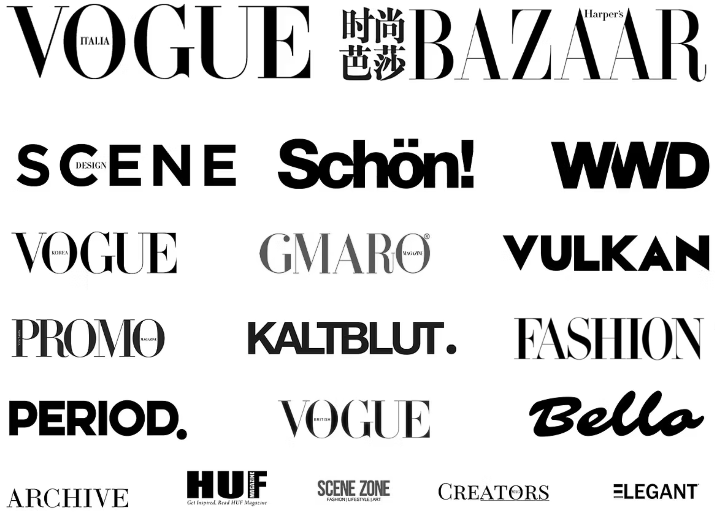 Publications fashion photographer Nick Merzetti has been published in.