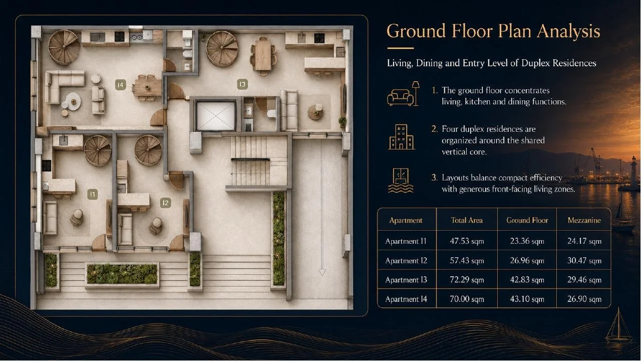 Project Moutso ST-046 duplex maisonette floor plan