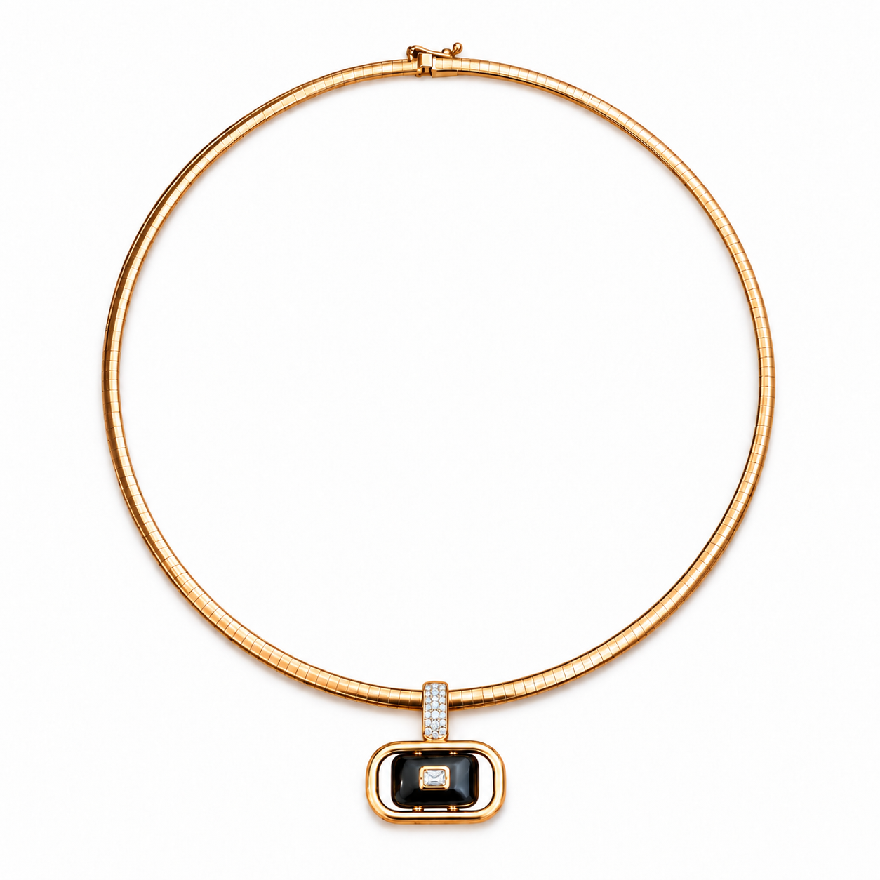 Circular onyx necklace in warmer gold.png