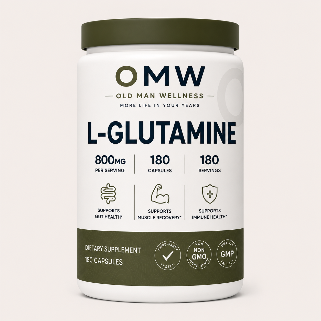 OMW L-Glutamine Capsules