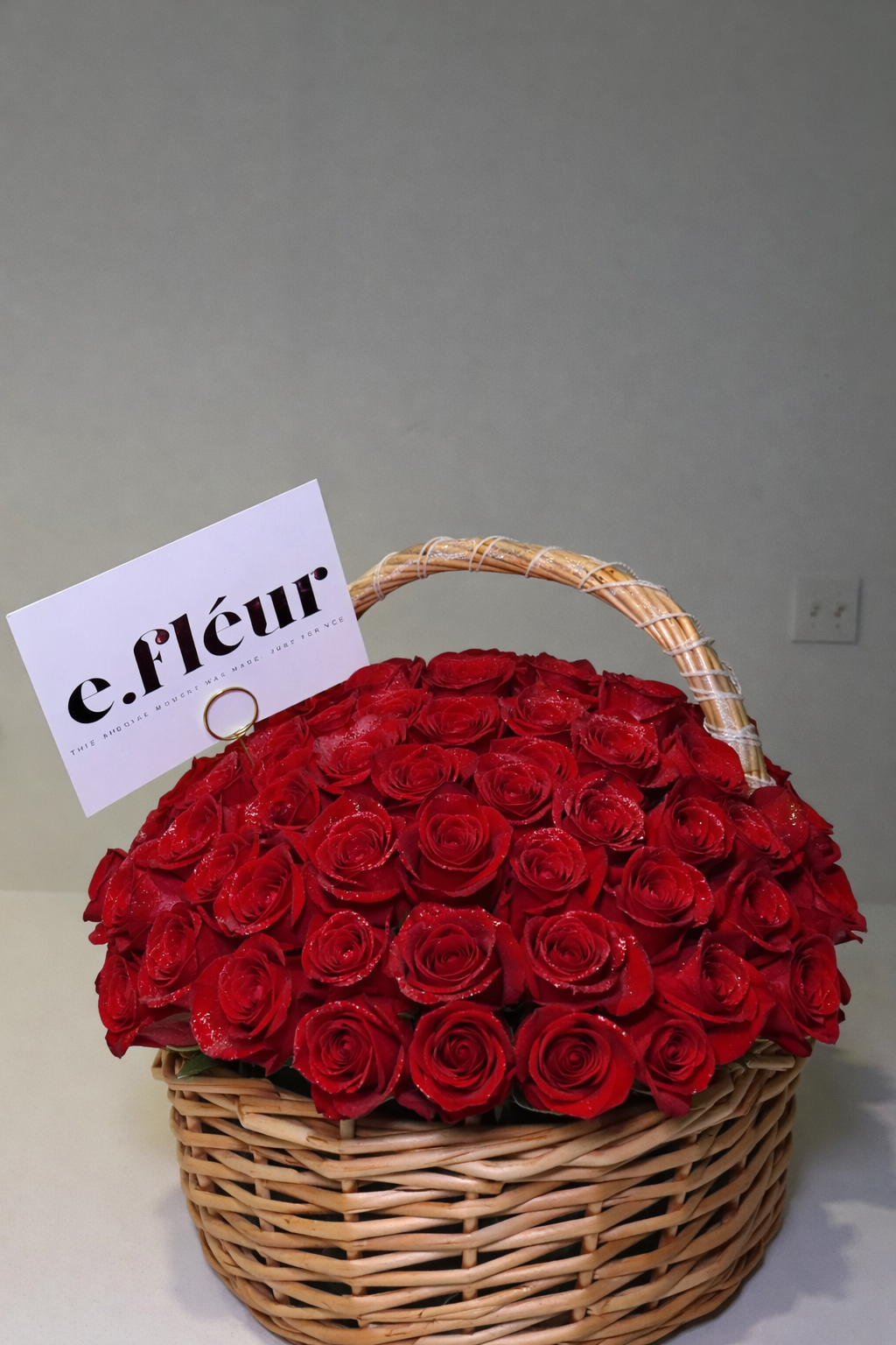 Small Rose Fléur Basket