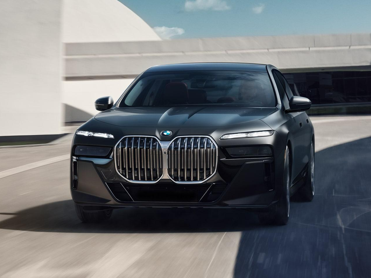 Black BMW 7 Series for CEO transportation in Dallas