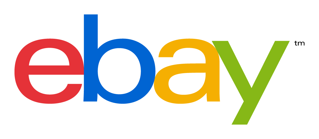 Logo d'eBay avec les couleurs rouge, bleu, jaune et vert.