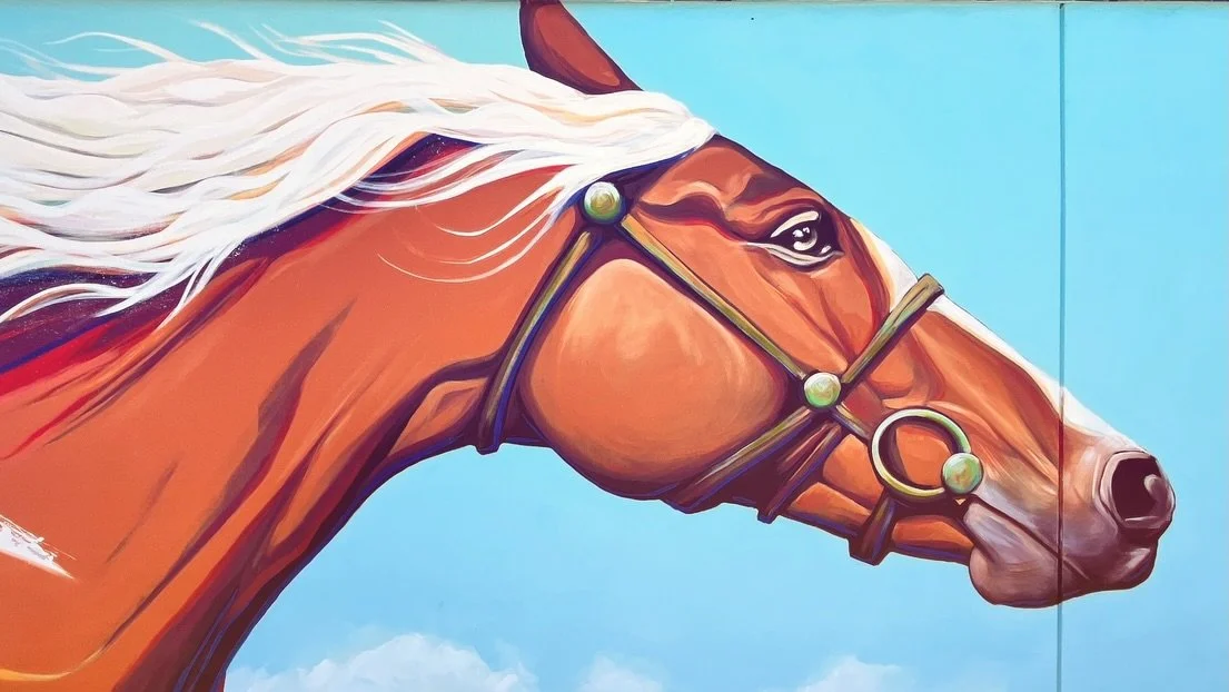 Kentucky Derby vibes 🐎 

Mural @ EverHome Suites, Ocala with ABV Agency