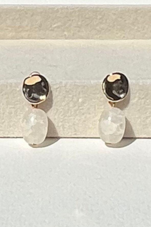 Coconut White Earrings