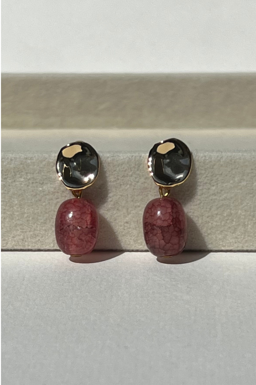 Desert Red Earrings