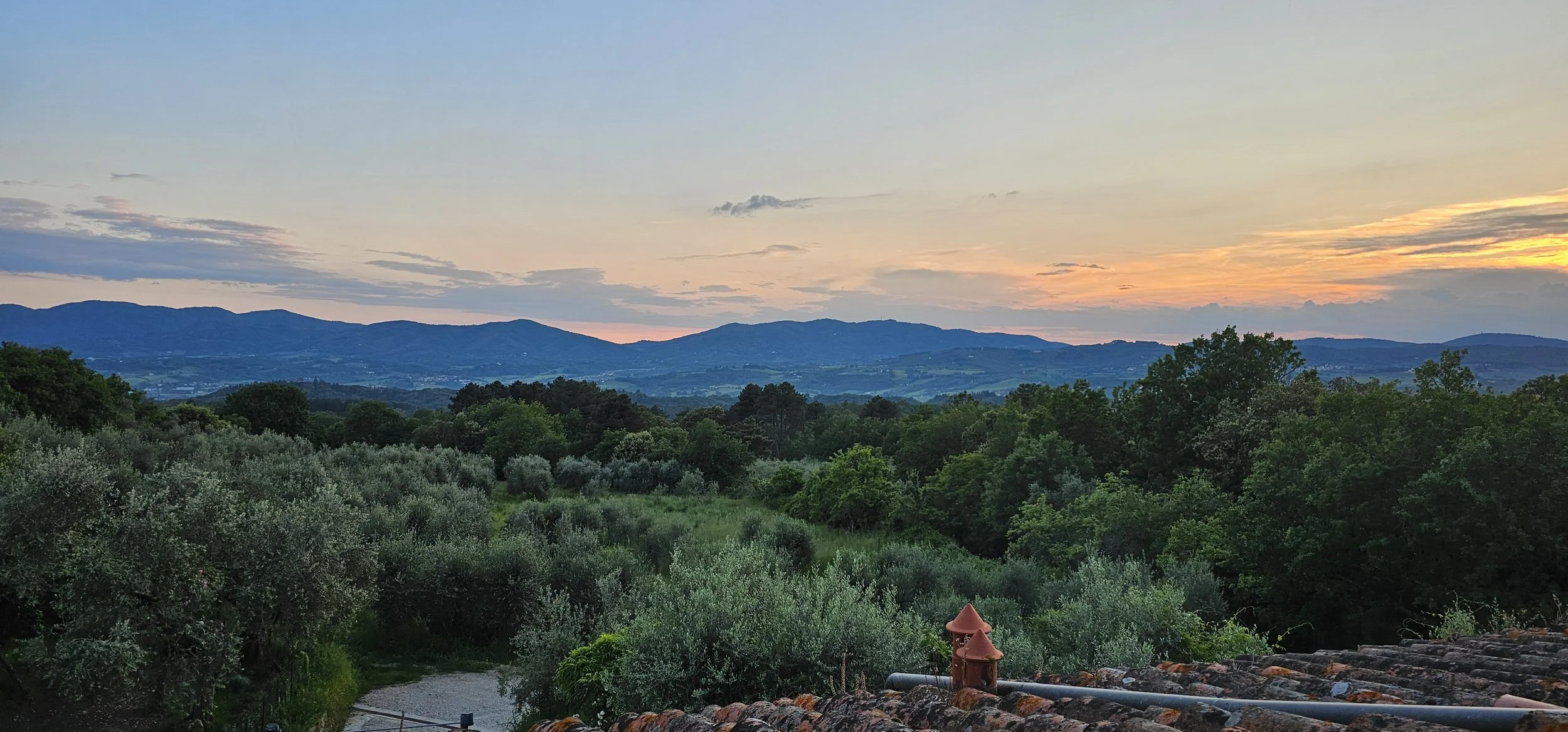 Sunset in Donnini Italy