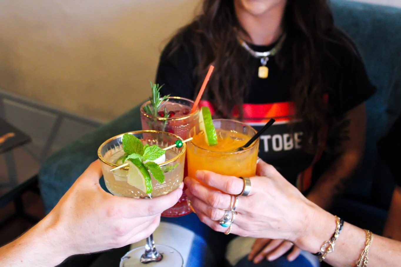 Cheers to the weekend! 🍹☕️ We have a LOT going on in the next couple of days for events:
-Saturday 7pm : Paint n&rsquo; Sip ($10 online/$15 at the door)
-Sunday 9am: Yoga with @kimsmarryoga ($5)
-Sunday 1pm: Winter Solstice Vendor Event (Free)
-Sund