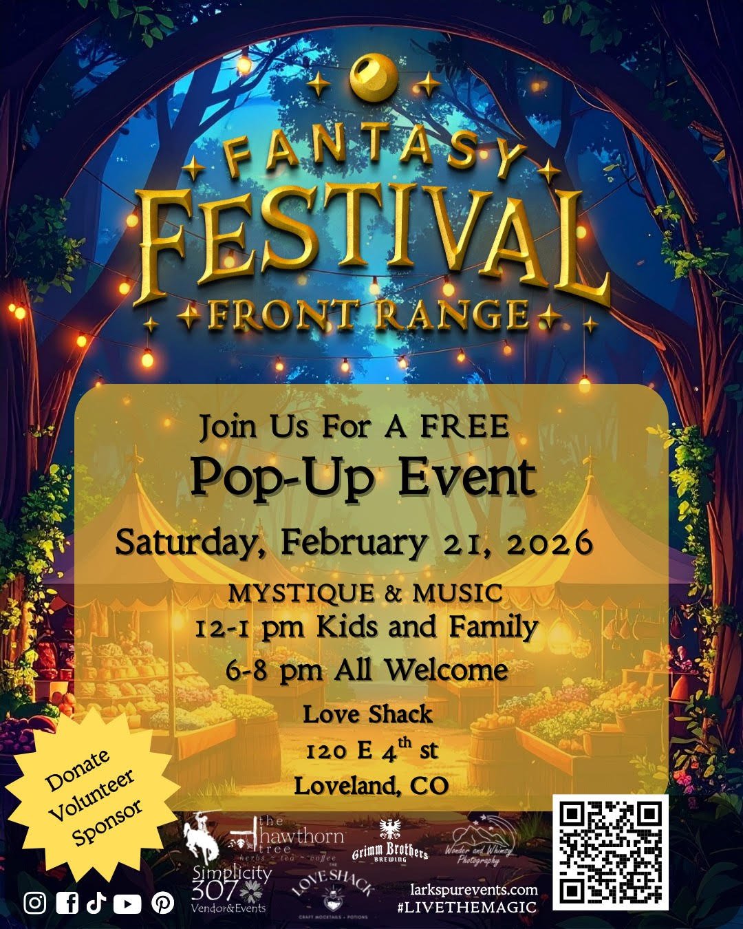 Mystique &amp; Music Pop Up Event ( ALL WELCOME ) 