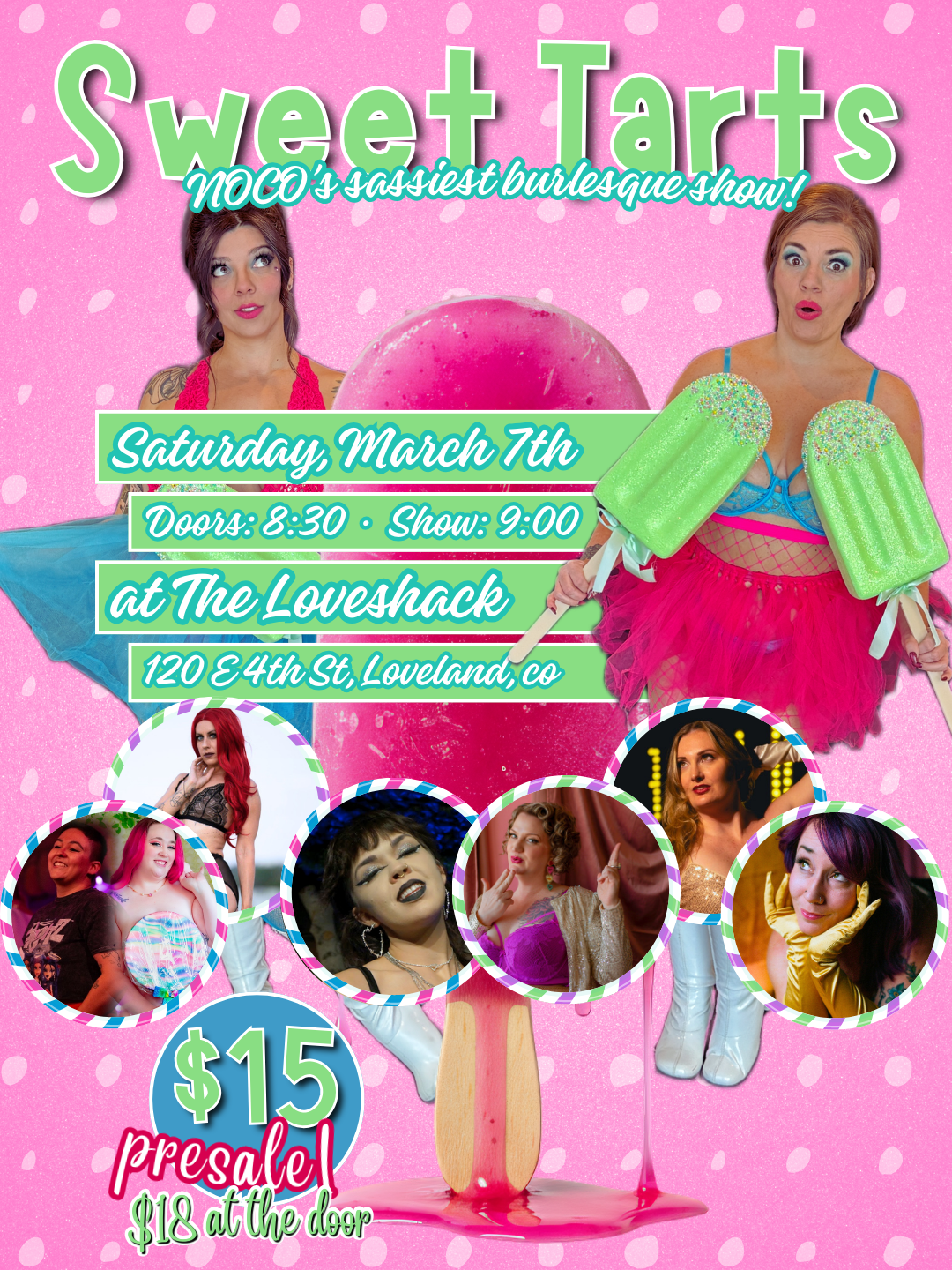 Sweet Tarts - NoCo's Sassiest Burlesque Show