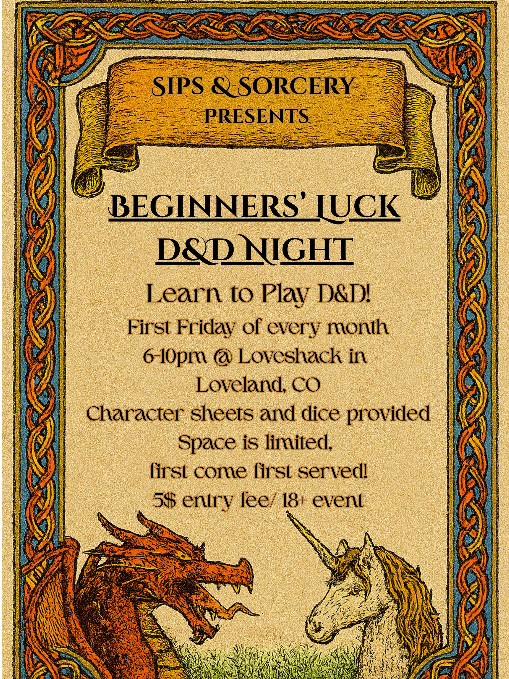 Sips and Sorcery Presents: Beginner's Luck
