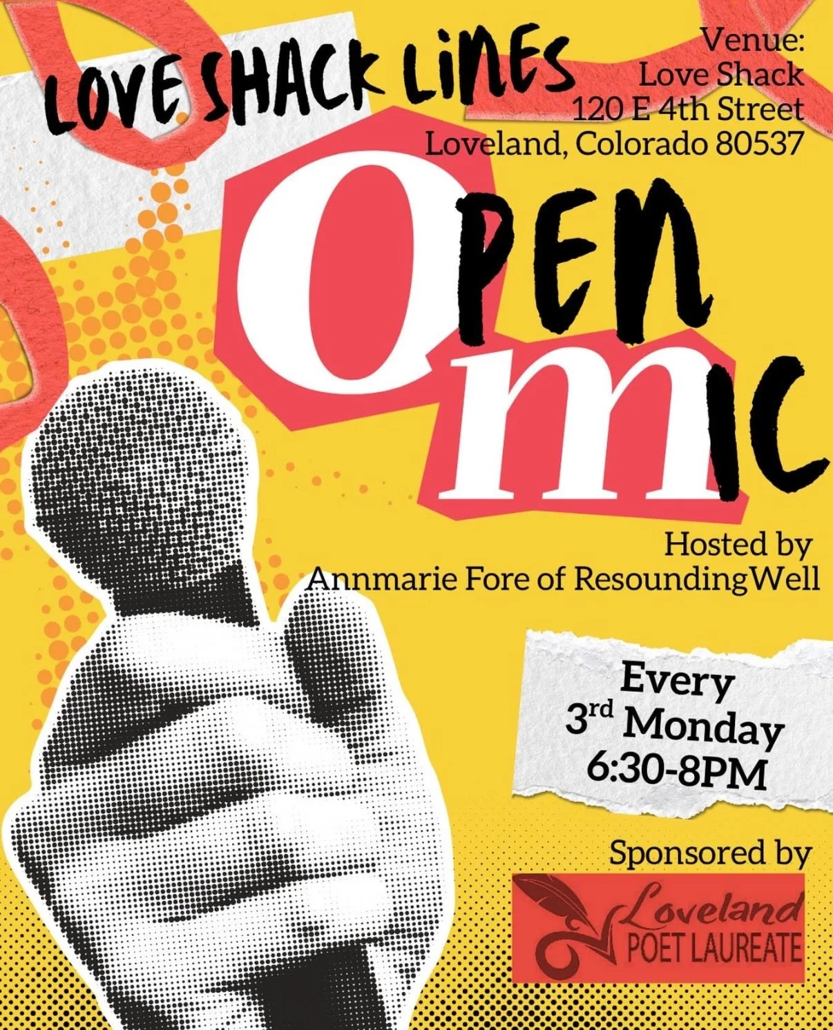 💥Every third week we have THREE open mics for you to share your poetry, comedy, music and creatively express yourself! Join us Monday, Tuesday and Saturday this week and leave feeling inspired and energetically boosted! ✨

#openmic #poetry #downtown
