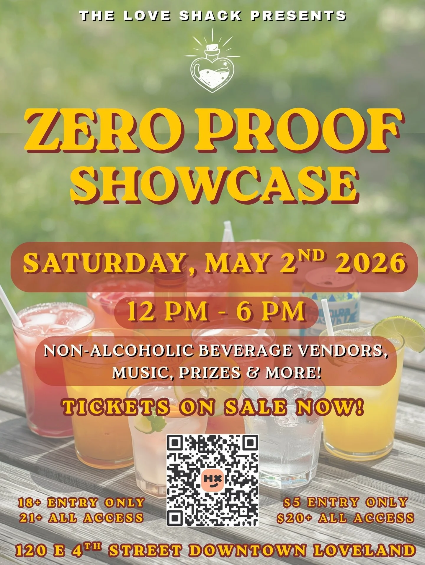 💥FULL VENDOR ANNOUNCEMENT💥
We are three days away from our Zero Proof Showcase!
Saturday, May 2nd from 12pm to 6pm we are bringing 11+ local and national non-alcoholic beverage companies, food, games, music, prizes and more! $5 for entry only with 