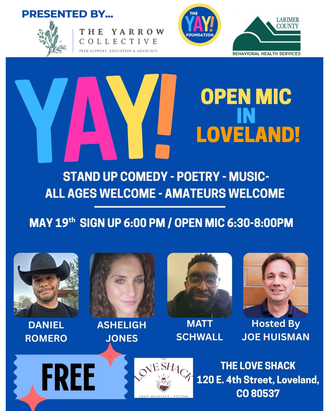 Yay Foundation All-Ages Open Mic