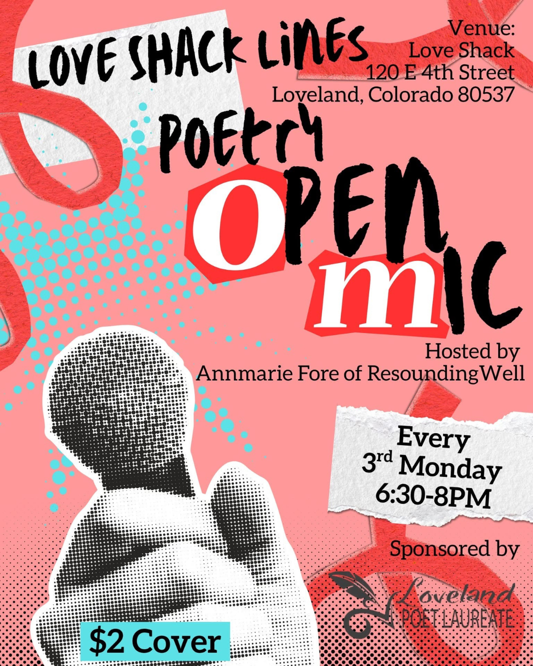 Love Shack Lines - Poetry Open Mic Night 