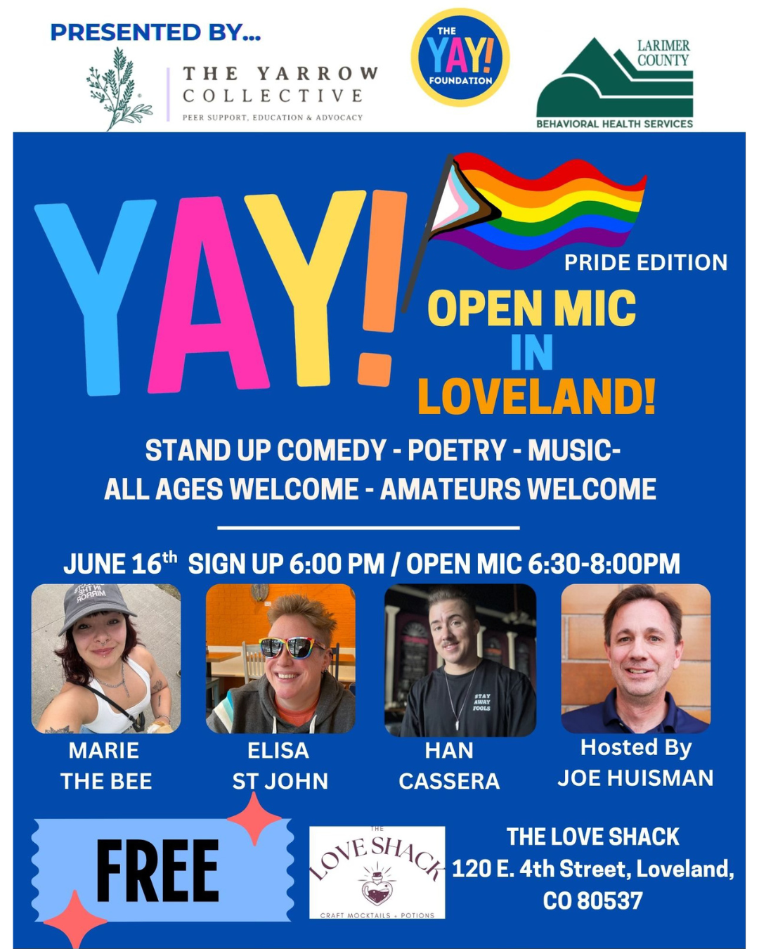 Yay Foundation All-Ages Open Mic
