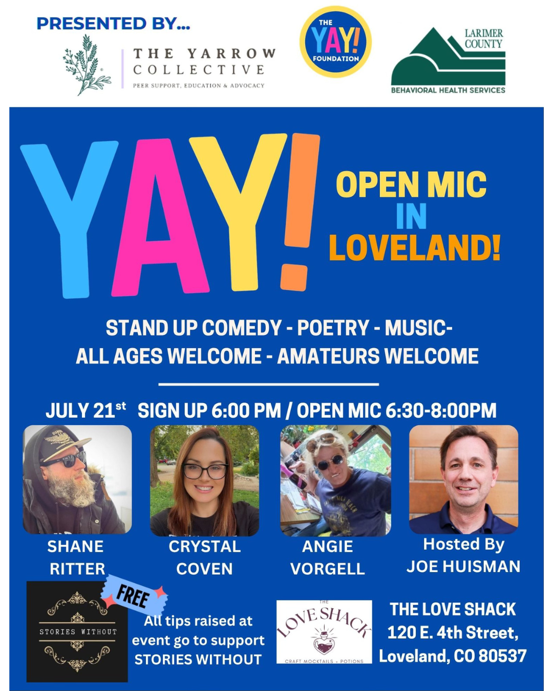 Yay Foundation All-Ages Open Mic